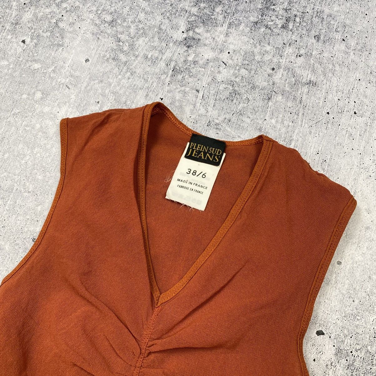 plein sud Plein Sud Jeans Archive Y2K Top Size 38/6 Terracotta France Size S / US 4 / IT 40 - 6 Thumbnail
