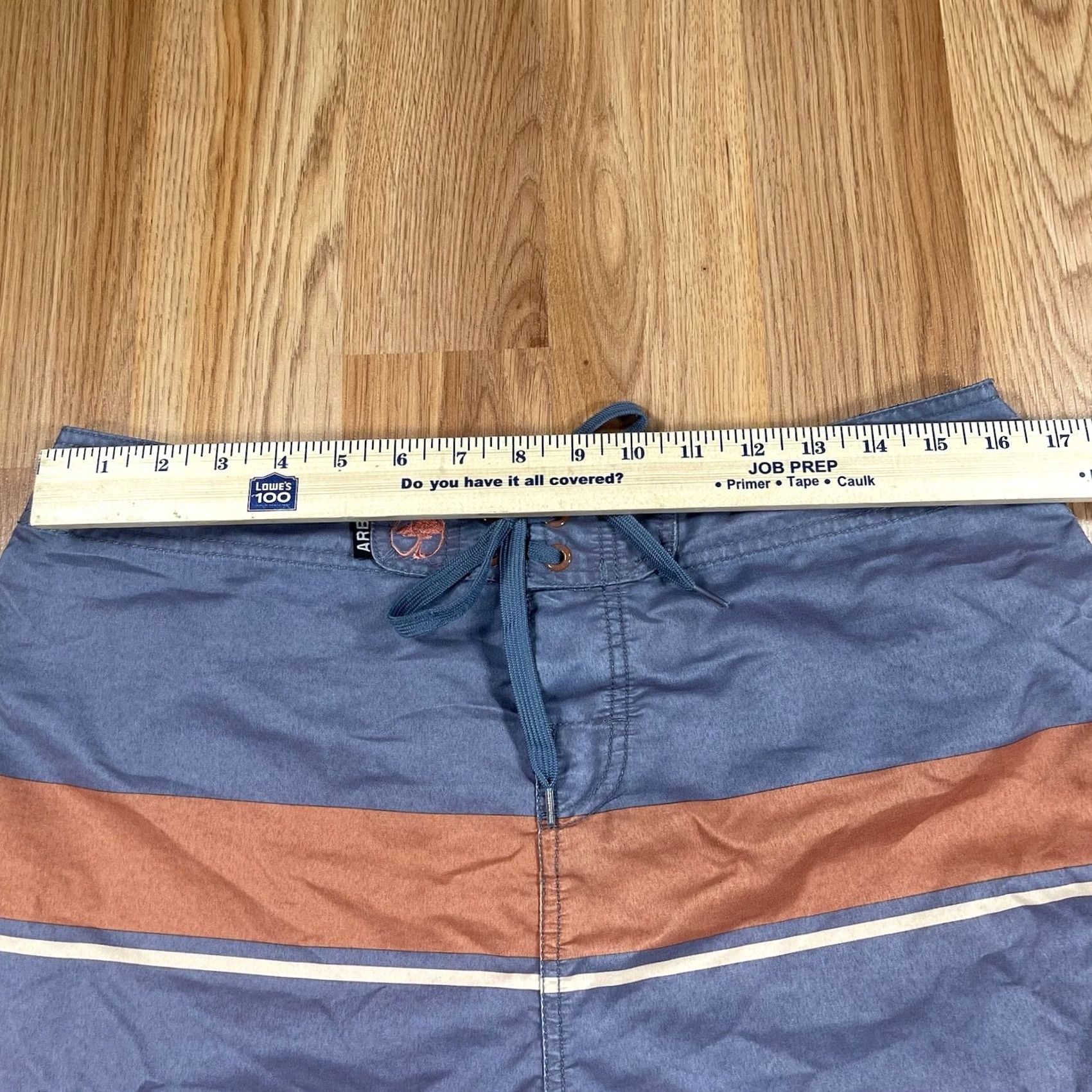 Vintage Arbor Beach Trunks Mens 32 100% Polyester Gray Drawstring Elastic Waist Pockets Quick Dry shorts Size US 32 / EU 48 - 3 Thumbnail