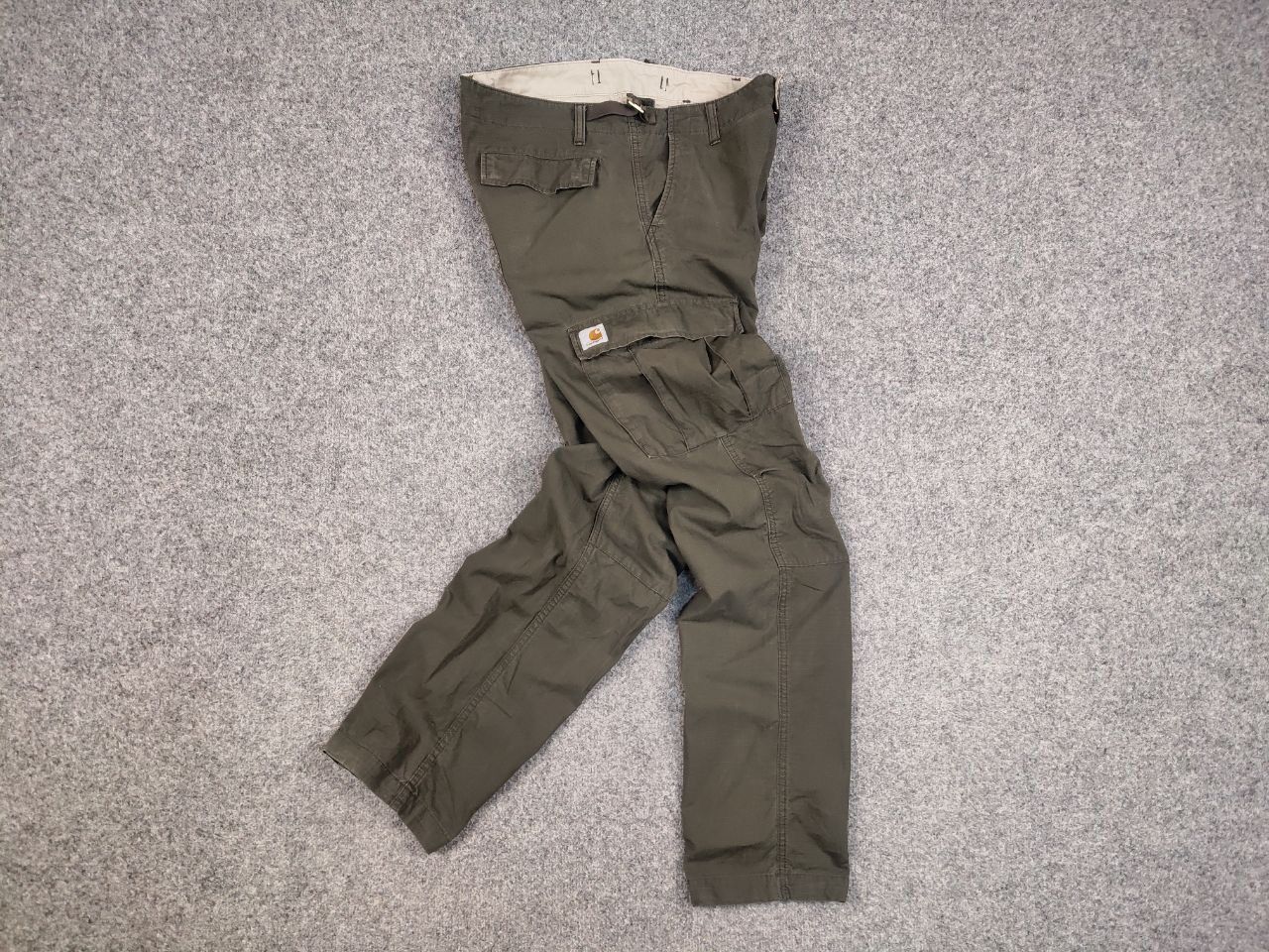 Carhartt Vintage 90's Carhartt aviation Ripstop Green Cargo Pants Size US 31 - 12 Thumbnail