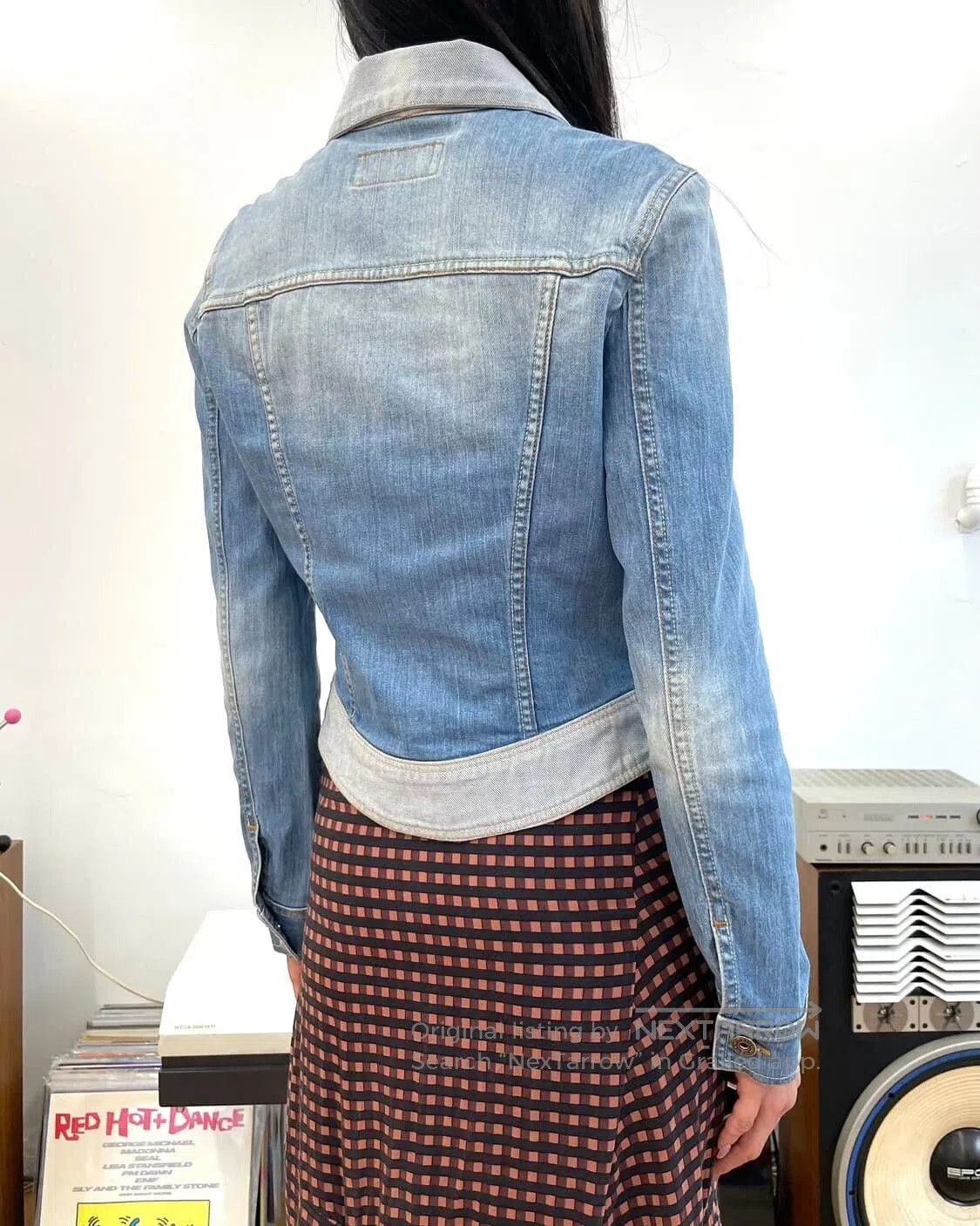 Moschino Moskino Vintage Cupid Denim Jacket. Size M / US 6-8 / IT 42-44 - 4 Thumbnail