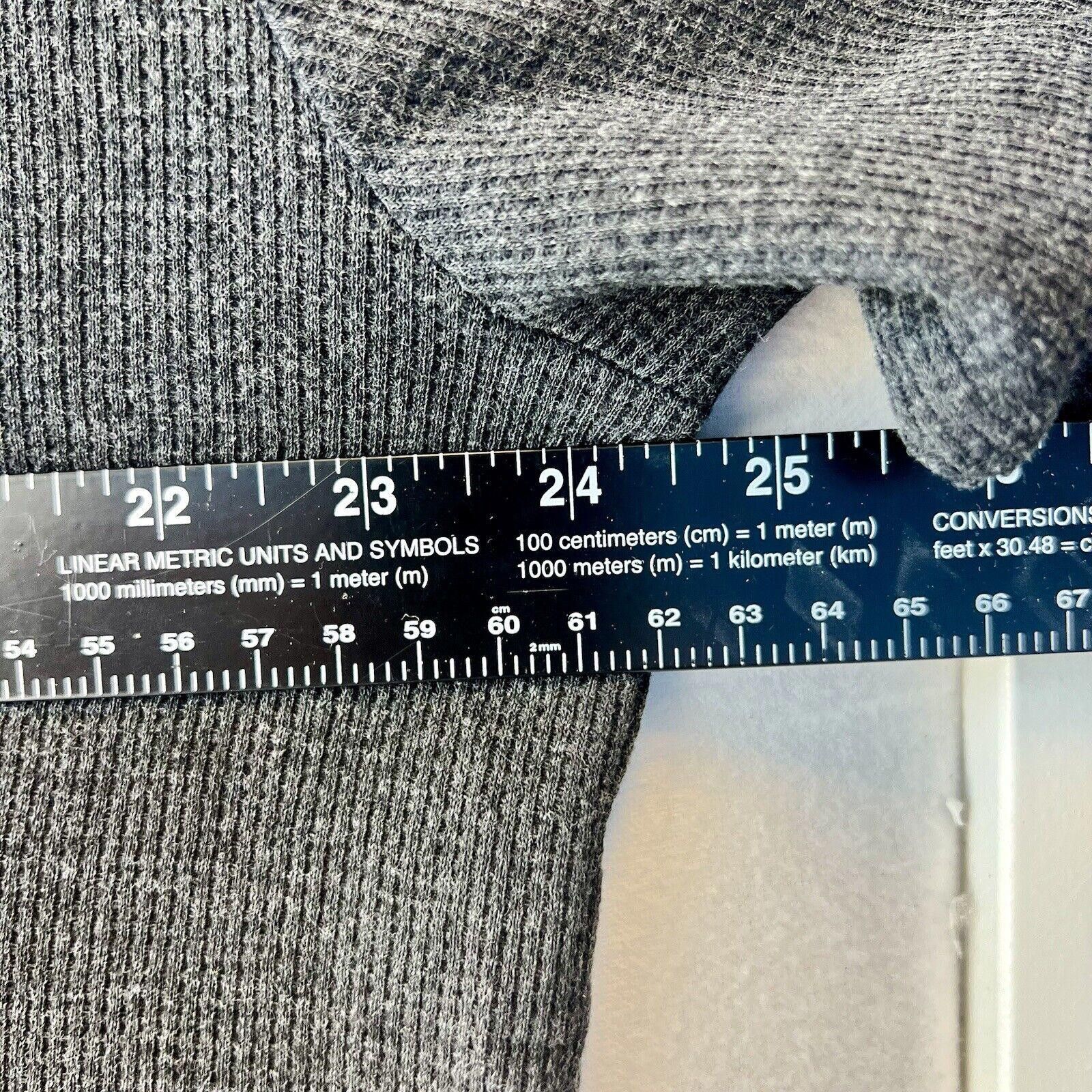 Designer Sports Illustrated Long Sleeve Thermal Shirt Gray Mens XL Size US XL / EU 56 / 4 - 7 Thumbnail