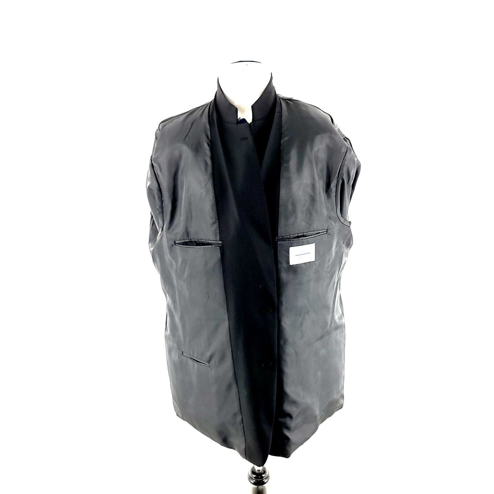 Joseph & Feiss Joseph & Feiss International Wool 2 Button Blazer 50L Black Size 50L - 9 Thumbnail