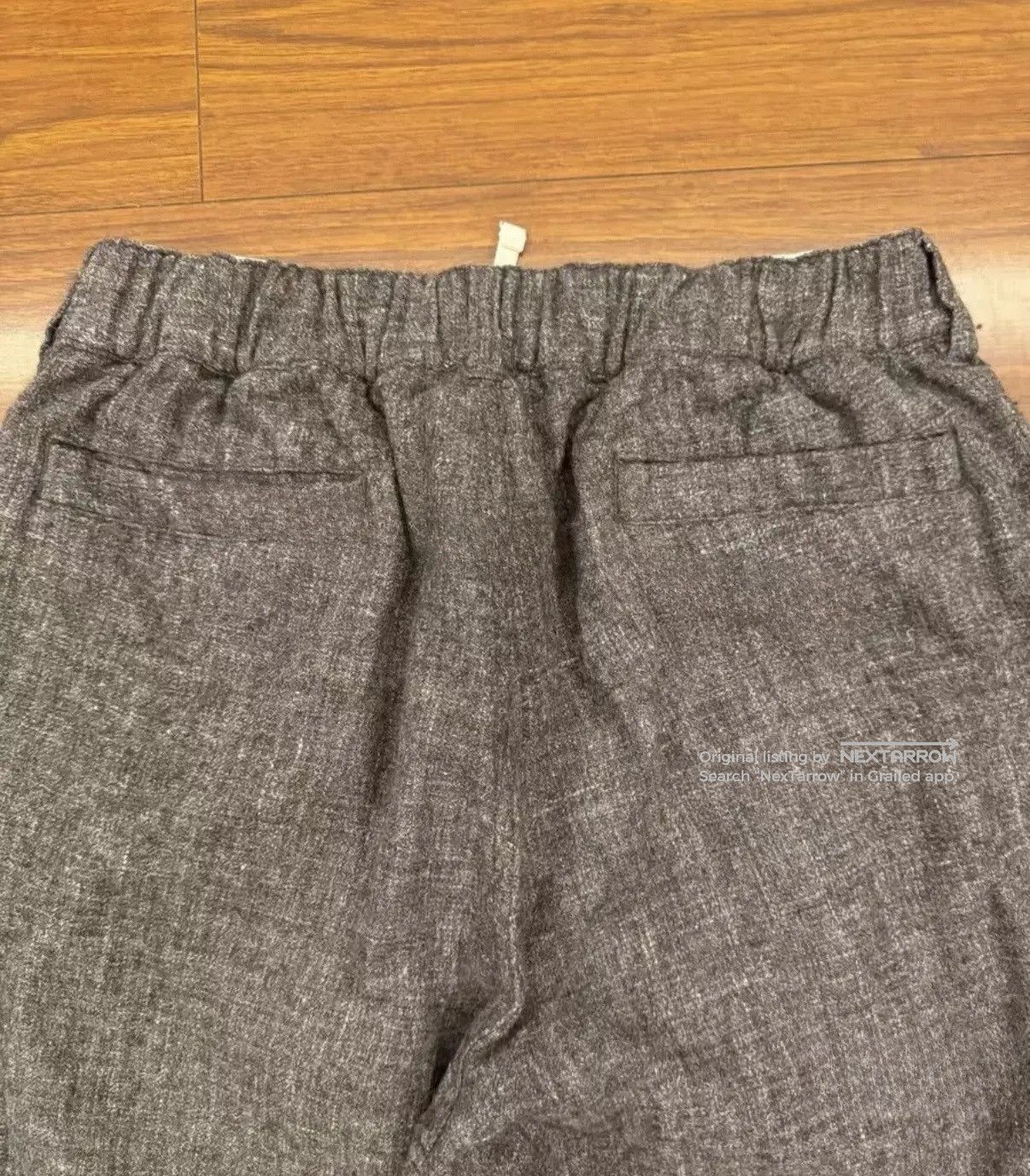 Nanamica Wool Linen Tweed Pants Kkkk752609 in Gray, Men's (Size 34) — image 3 of 5