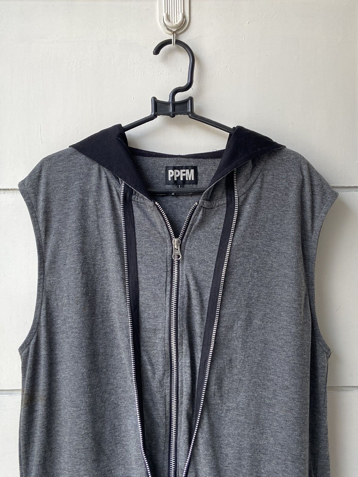 PPFM PPFM Grey Zipper Vest Size US S / EU 44-46 / 1 - 3 Thumbnail