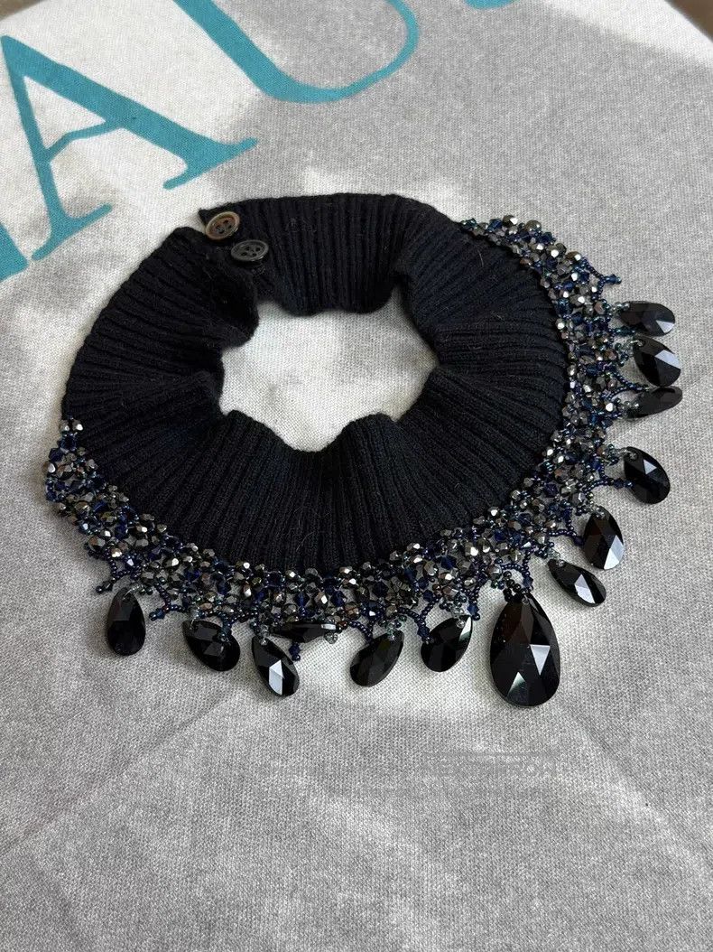 Undercover Undercover Gemstone Beaded Knit Collar Size ONE SIZE - 3 Thumbnail