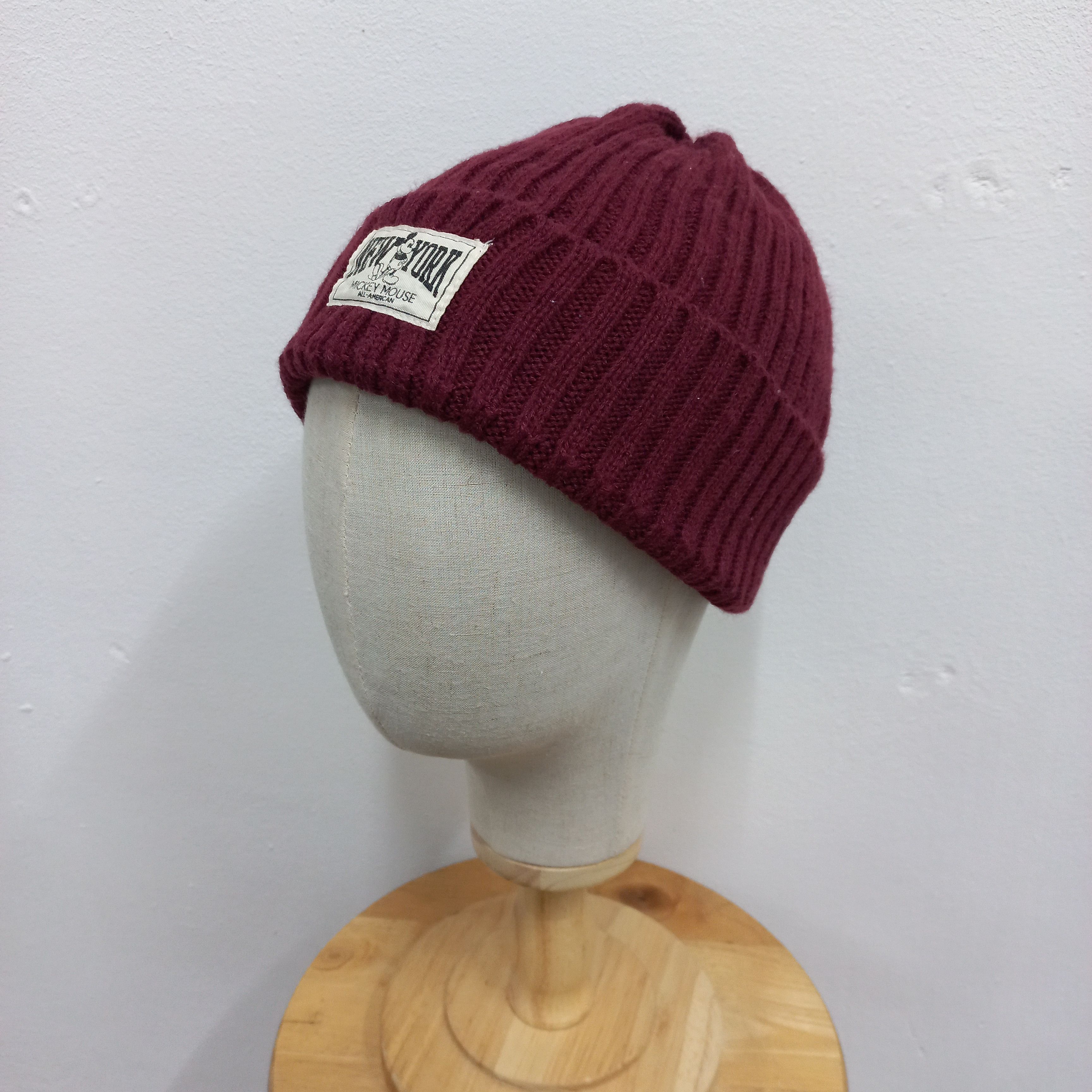 Mickey Mouse 🍀Logos days x mickey mouse cartoon 2 side beanie hat Size ONE SIZE - 3 Thumbnail