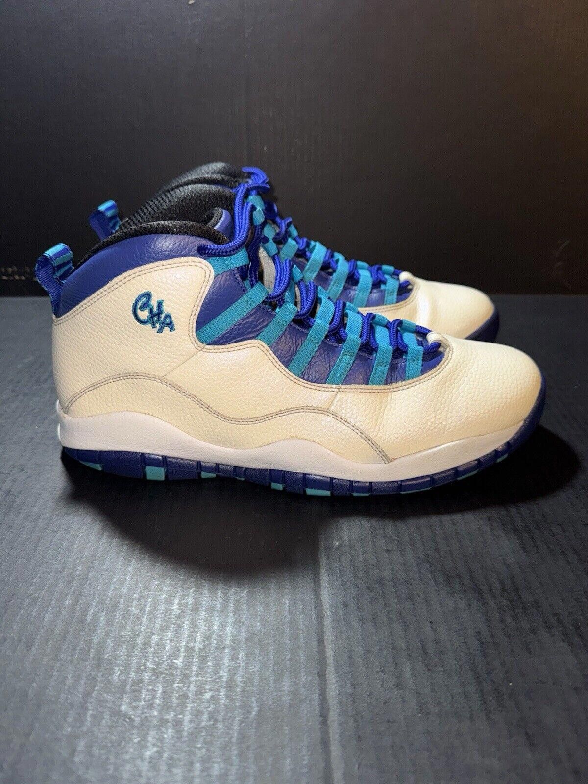 Nike Air Jordan 10 Retro Charlotte Hornets 310805-107 Sz 11