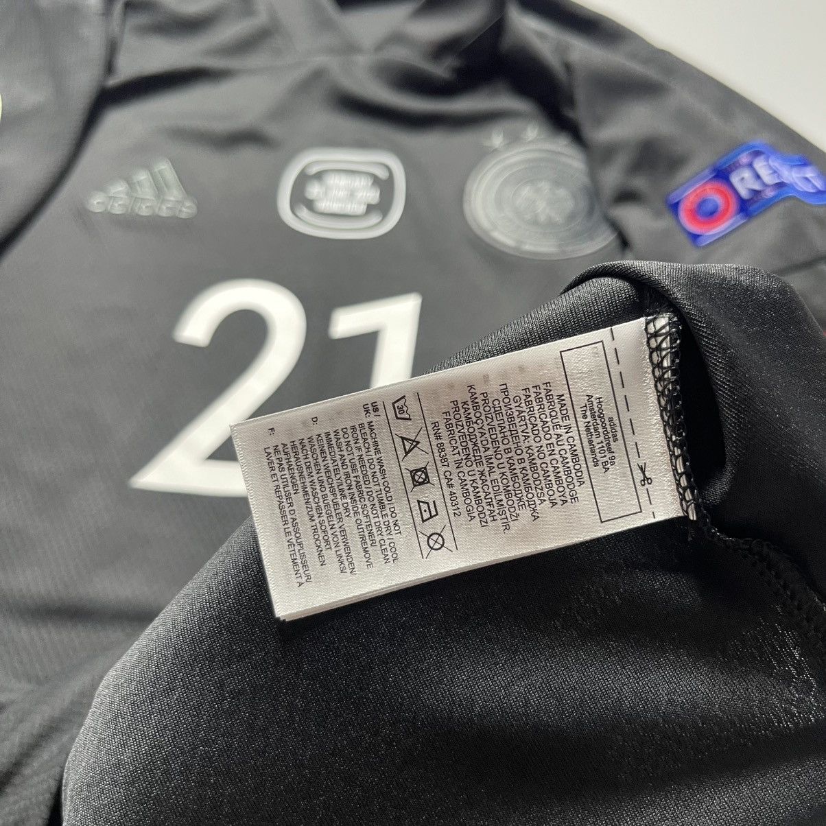 Adidas GERMANY ADIDAS 2020 EURO FOOTBALL AWAY JERSEY #21 GUNDOGAN Size US M / EU 48-50 / 2 - 9 Thumbnail