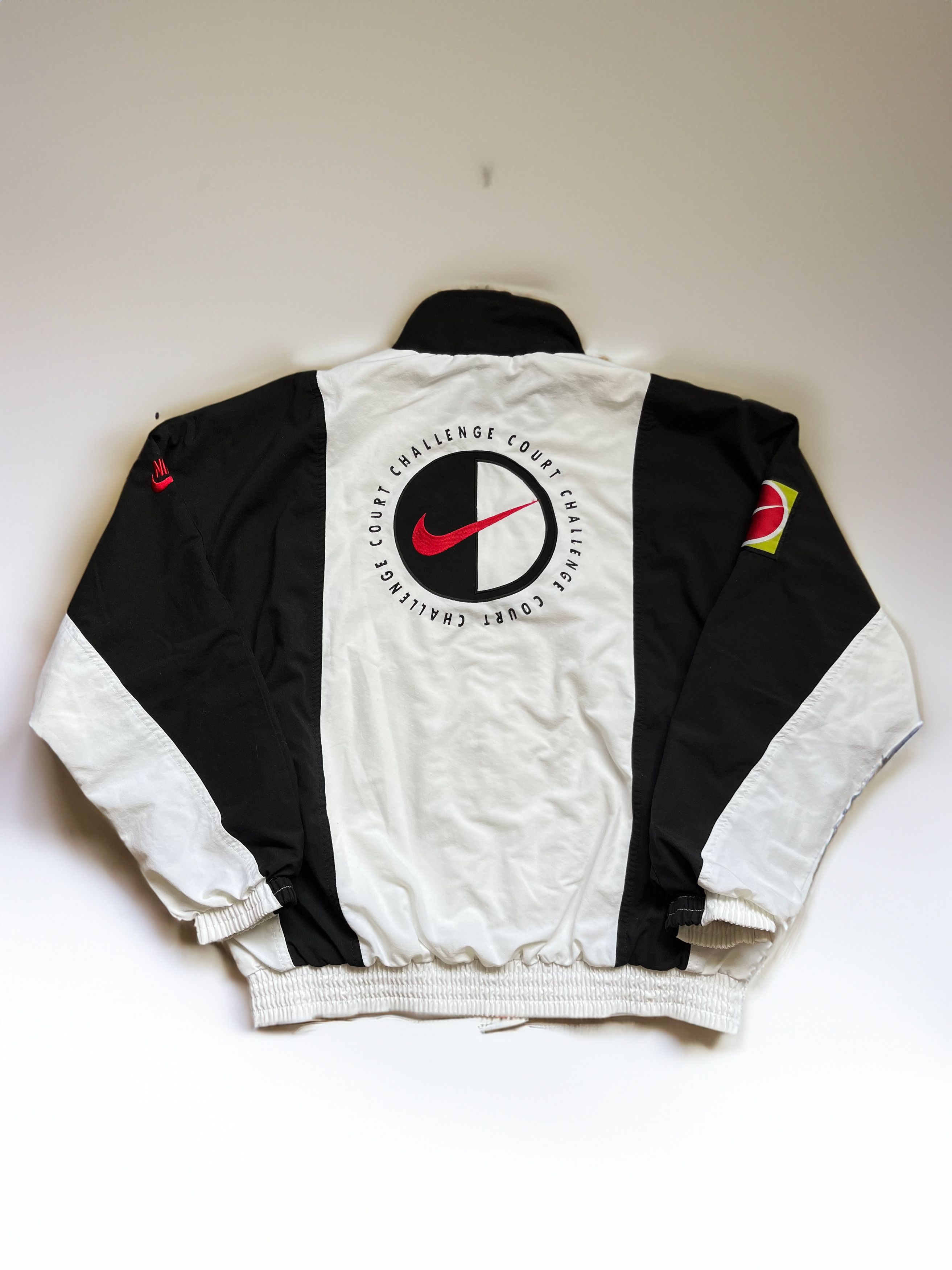 Nike ❗️❗️Vintage 90s NIKE Court Challenge Big logo Jacket RARE Size US M / EU 48-50 / 2 - 1 Thumbnail