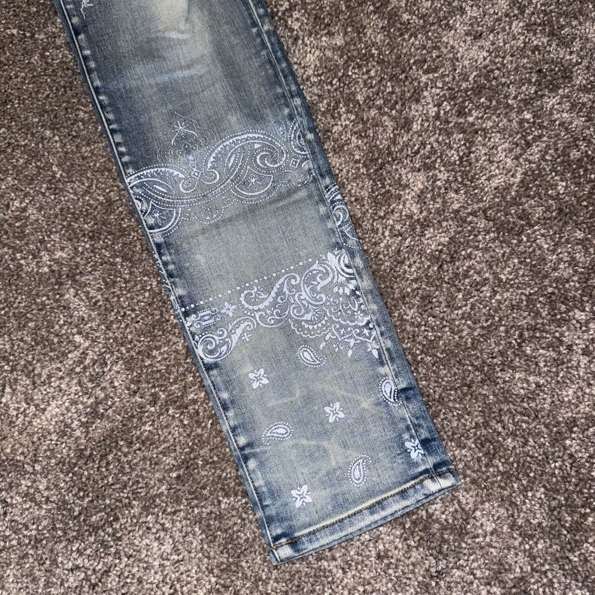Amiri Amiri Clay blue denim jeans size 32 indigo bandana Size US 32 / EU 48 - 2 Thumbnail