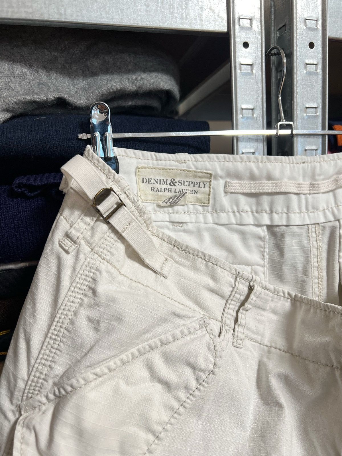 Denim & Supply Ralph Lauren × Polo Ralph Lauren × Vintage Vintage Ralph Lauren Cargo Denim & Supply Shorts Size 36 Size US 36 / EU 52 - 5 Thumbnail