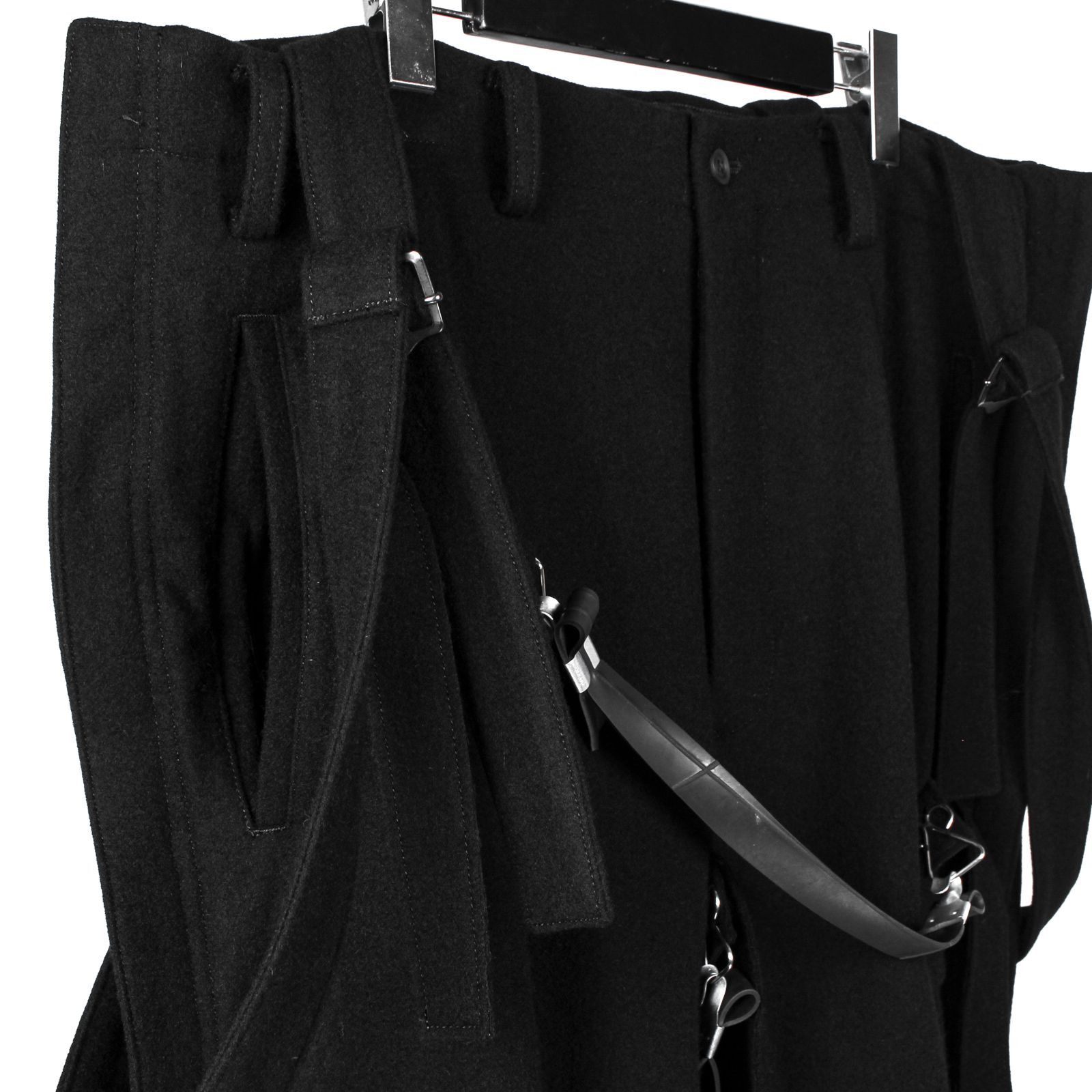 Yohji Yamamoto Yohji Yamamoto Pour Homme - Hook Belt Suspenders Pants Size US 32 / EU 48 - 6 Thumbnail