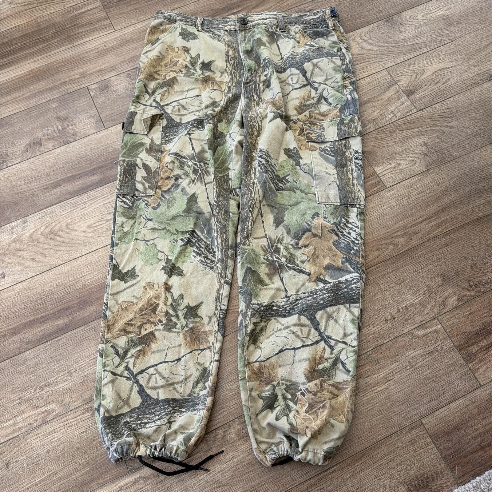 Other Vintage 90s Liberty Realtree Camo Cargo Pants Hunting Grunge Size US 38 / EU 54 - 2 Thumbnail