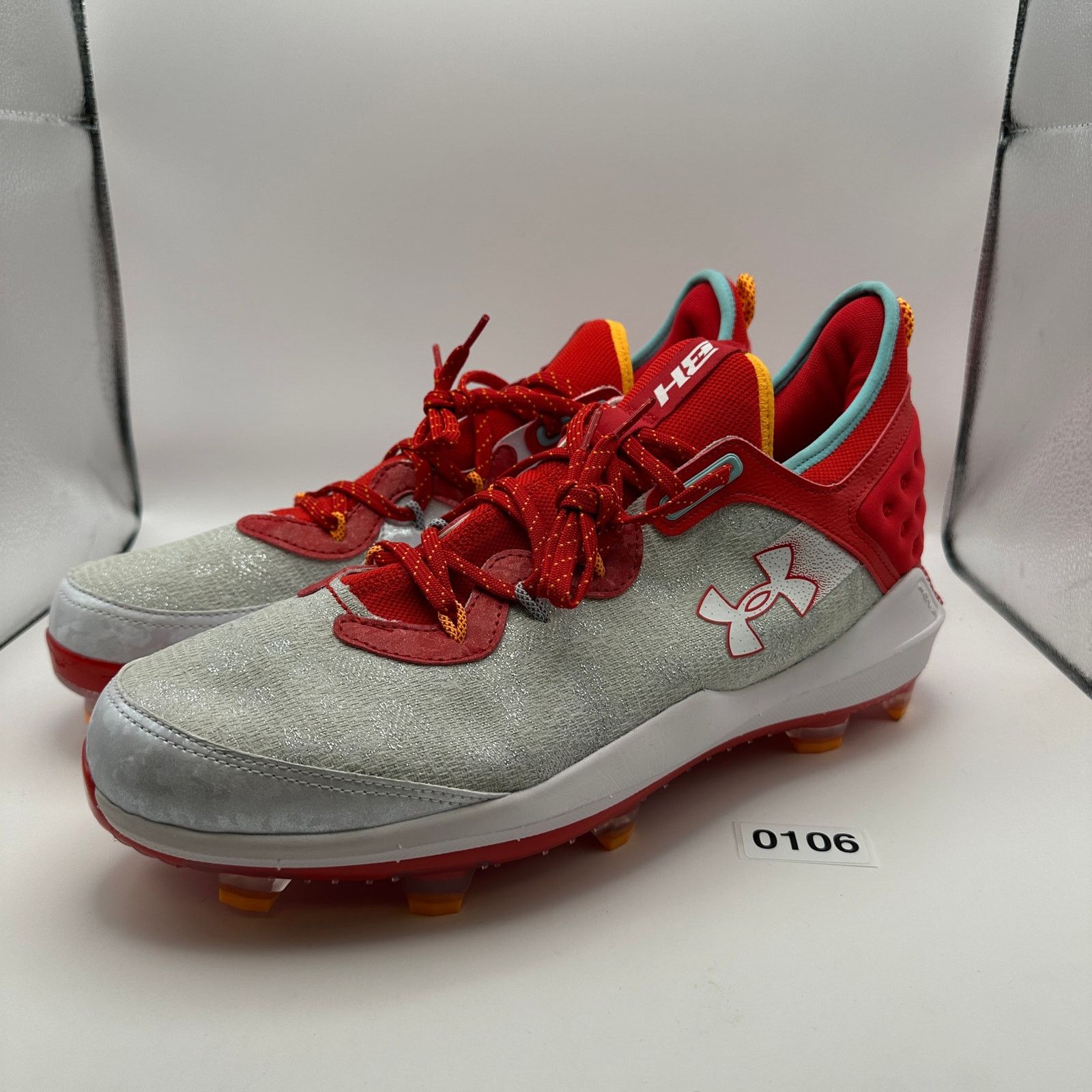 Under Armour UNDER ARMOUR Harper 8 sz 14 Baseball Cleats 3026591-104 Size US 14 / EU 47 - 2 Thumbnail
