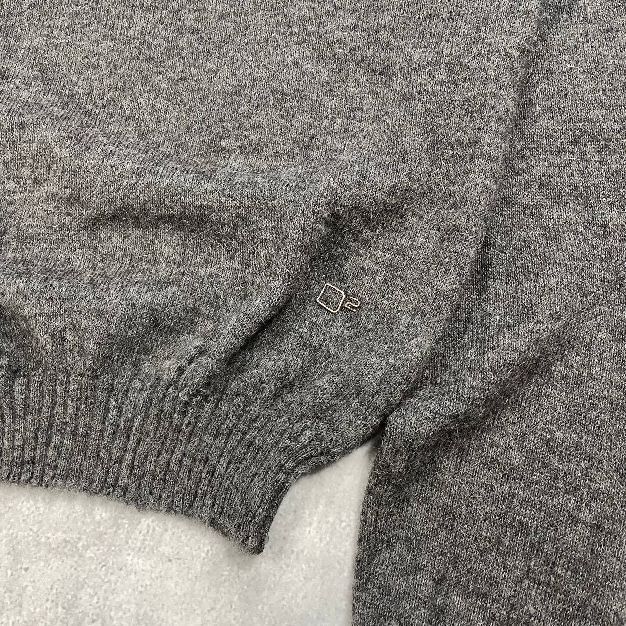 Dsquared2 Dsquared2 High Neck Alpaca Sweater Jumper Gray Size XL Size US XL / EU 56 / 4 - 9 Thumbnail
