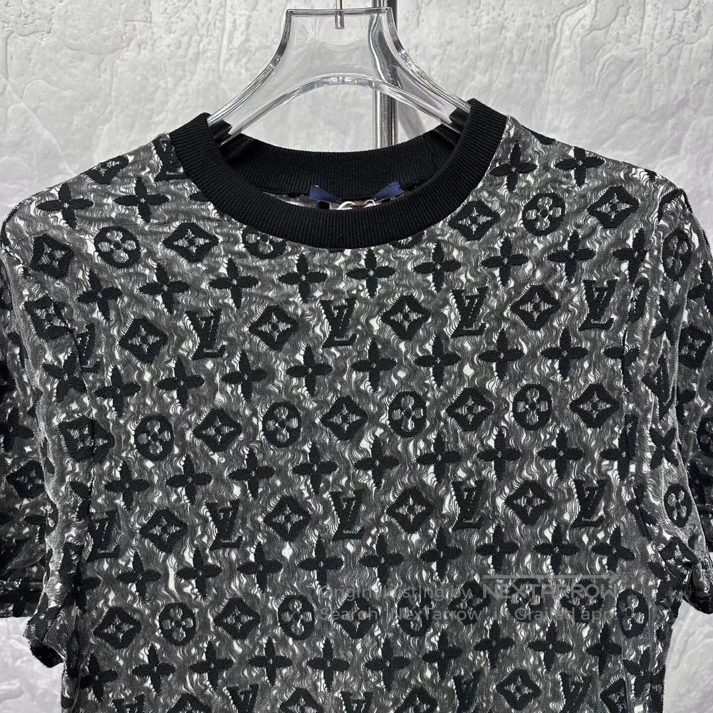 Louis Vuitton louis vuitton short sleeve logo t-shirt. Size L / US 10 / IT 46 - 2 Thumbnail