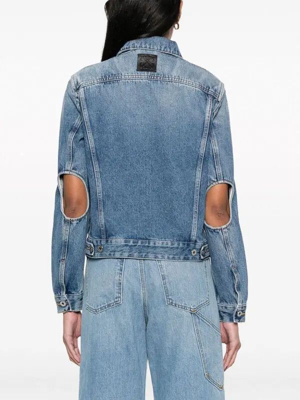 Off-White o1y1125 Denim Jacket in Blue Size S / US 4 / IT 40 - 3 Thumbnail