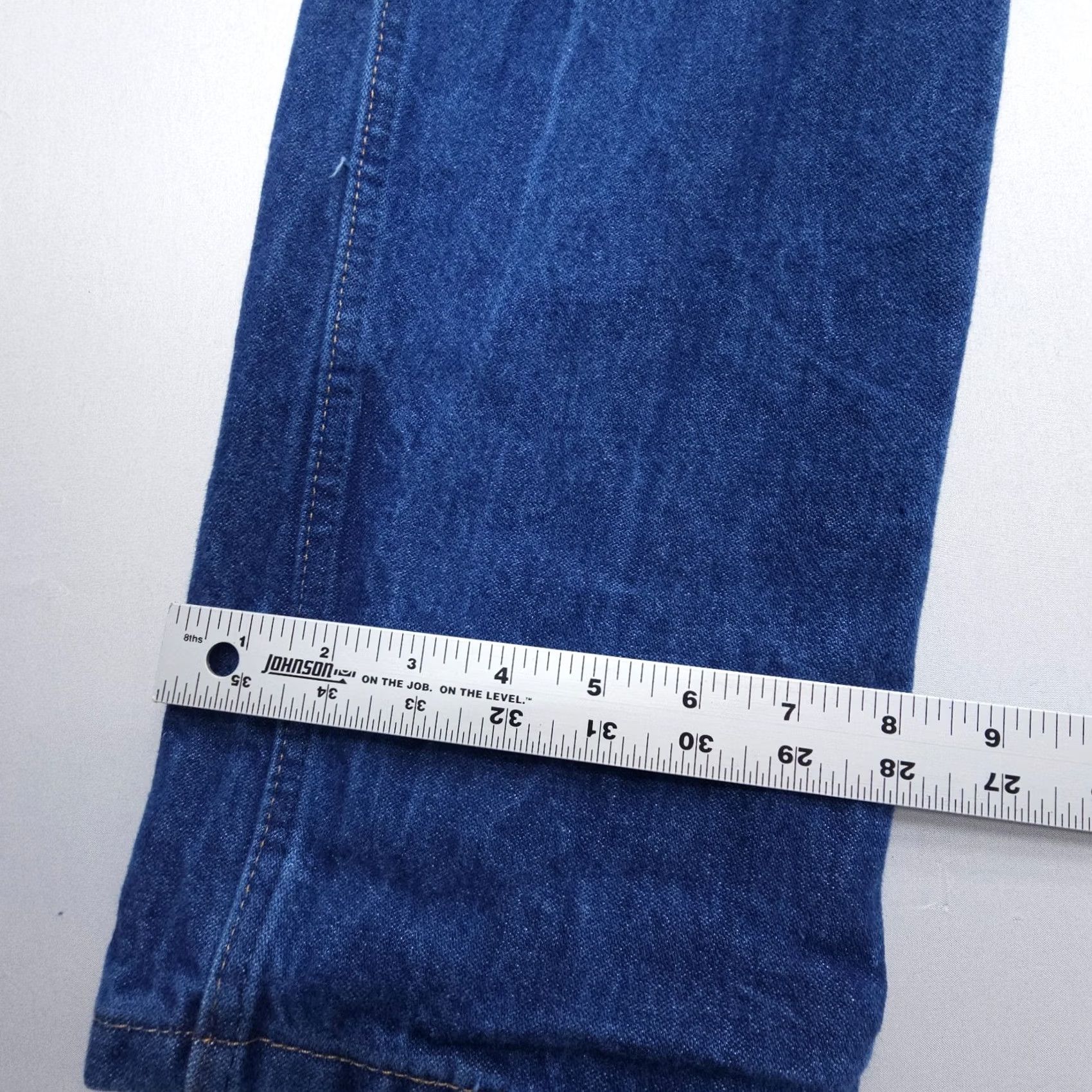 Wrangler Wrangler Cowboy Cut 13MWZ Jeans Mens 34 x 30 Dark Wash Blue Cotton Regular Straight 5-Pocket USA Cowboy Mens Size US 34 / EU 50 - 5 Thumbnail