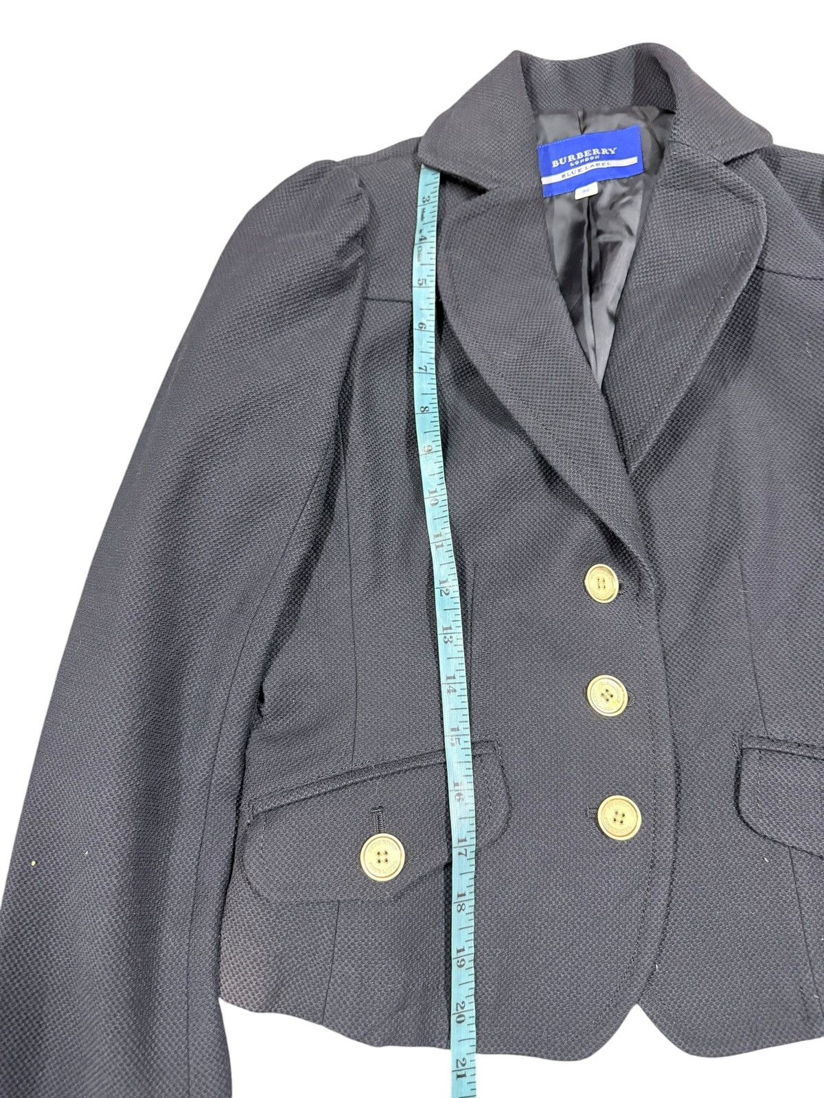 Burberry Burberry Blue Label Women Blazer Gold Hardware Size XS / US 0-2 / IT 36-38 - 14 Thumbnail