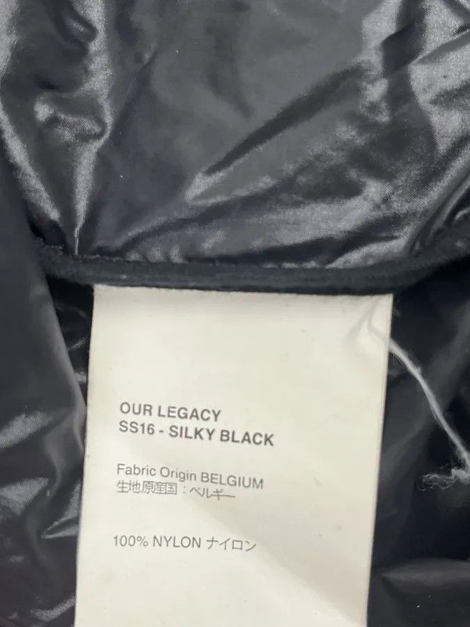 Our Legacy SS2016 Our Legacy Silky Black Bomber Jacket Size US M / EU 48-50 / 2 - 11 Thumbnail