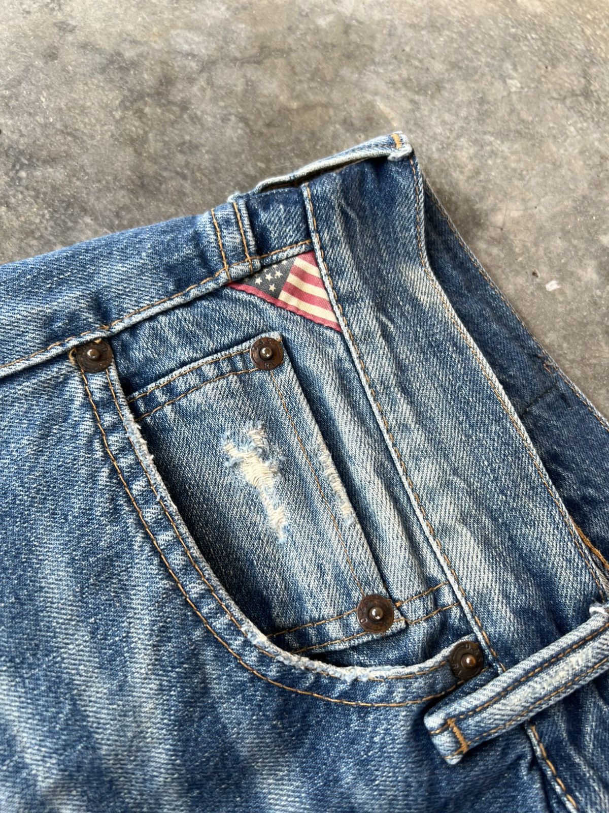 Denim & Supply Ralph Lauren Vintage Distressed Denim & Supply Ralph Lauren Jean Size US 32 / EU 48 - 13 Thumbnail