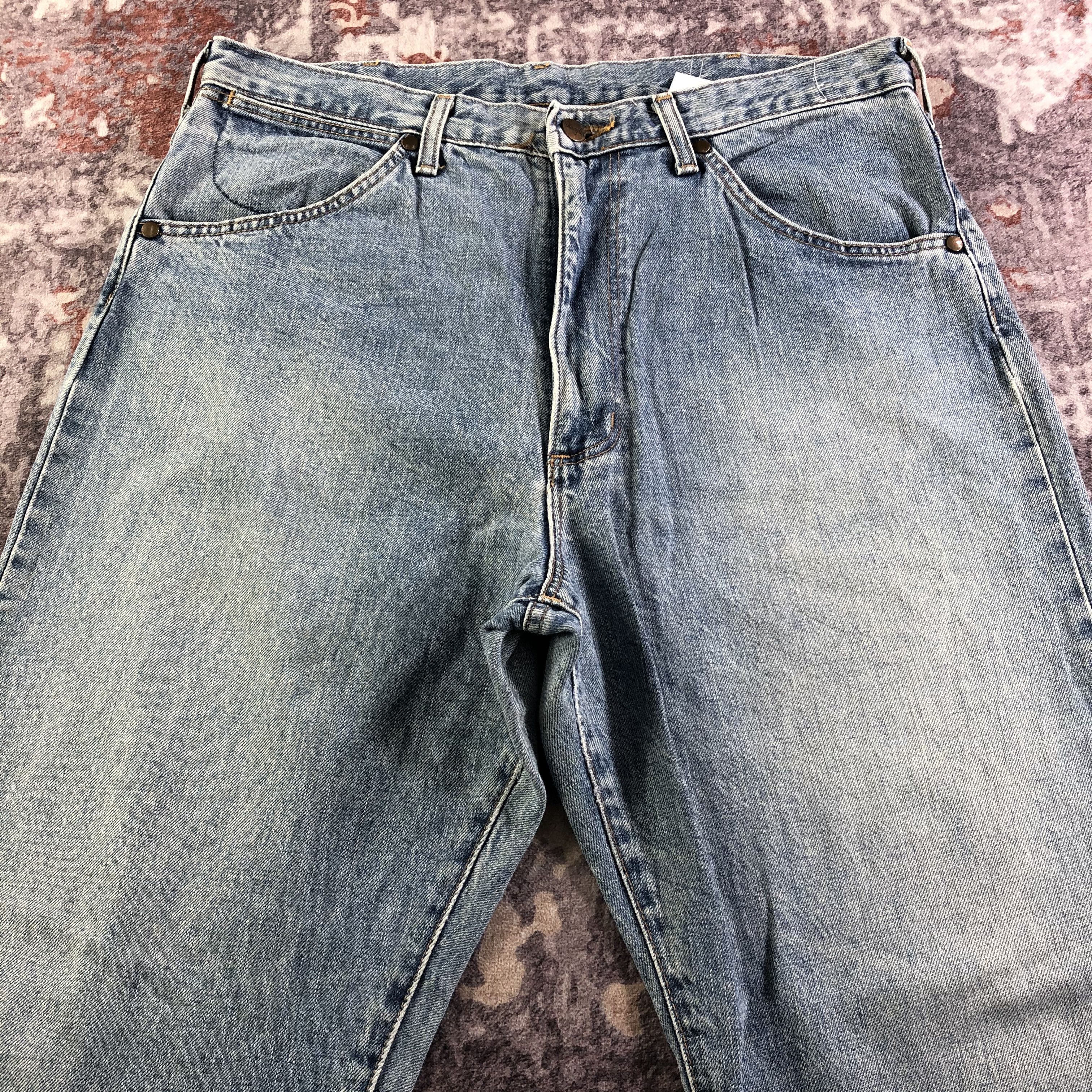 Vintage Vintage 90s Wrangler Blue Bell Redline Jeans-JM3572 Size US 35 - 3 Thumbnail