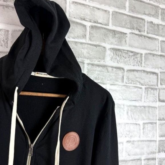 Marine Layer Marine Layer Sweatshirt Full Zip Hooded Black Solid Mens SMALL Size US S / EU 44-46 / 1 - 2 Thumbnail