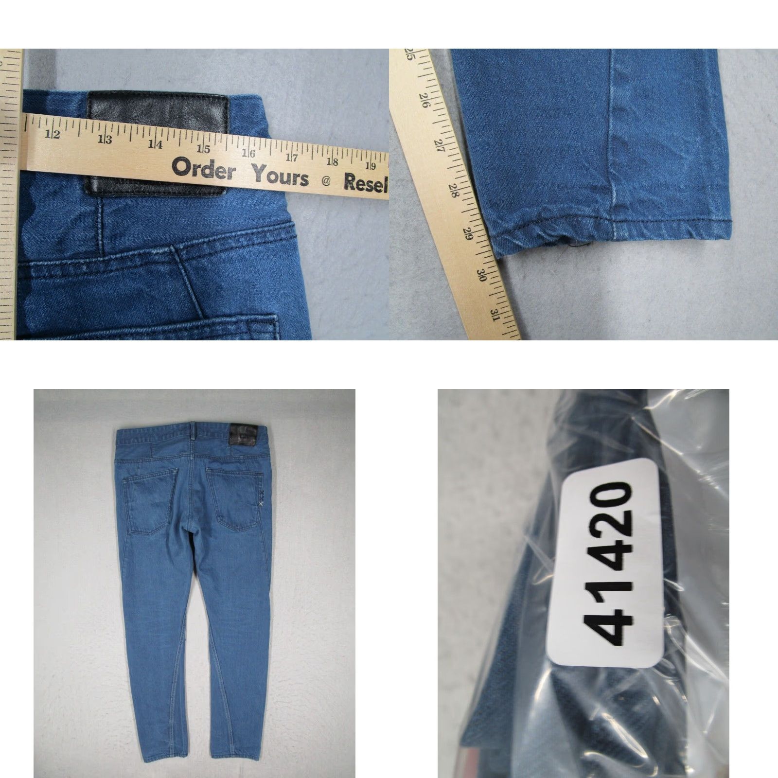 Scotch & Soda Scotch & Soda Jeans Mens 32 Blue Slim Fit Phaidon Button Fly Cotton Denim Blue Skinny Men Size US 32 / EU 48 - 8 Thumbnail