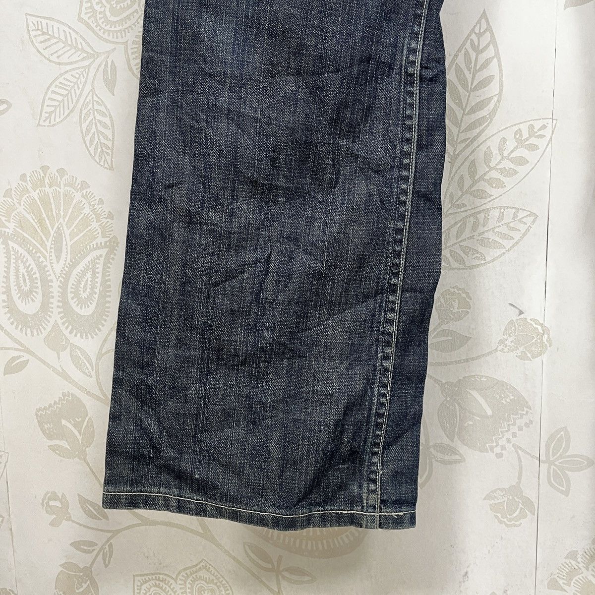 Levi's × Vintage Flared Levis 517 Distressed Denim Faded Blue Size US 33 - 10 Thumbnail