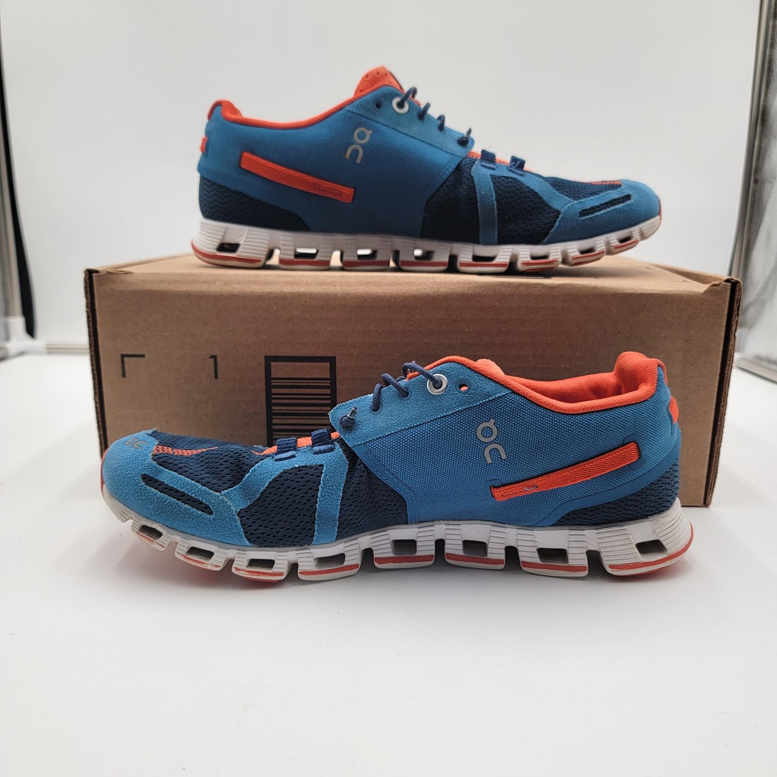 On On Running Mens Cloud Pacific/Sunset Sz 8 (154) Size US 8 / EU 41 - 3 Thumbnail