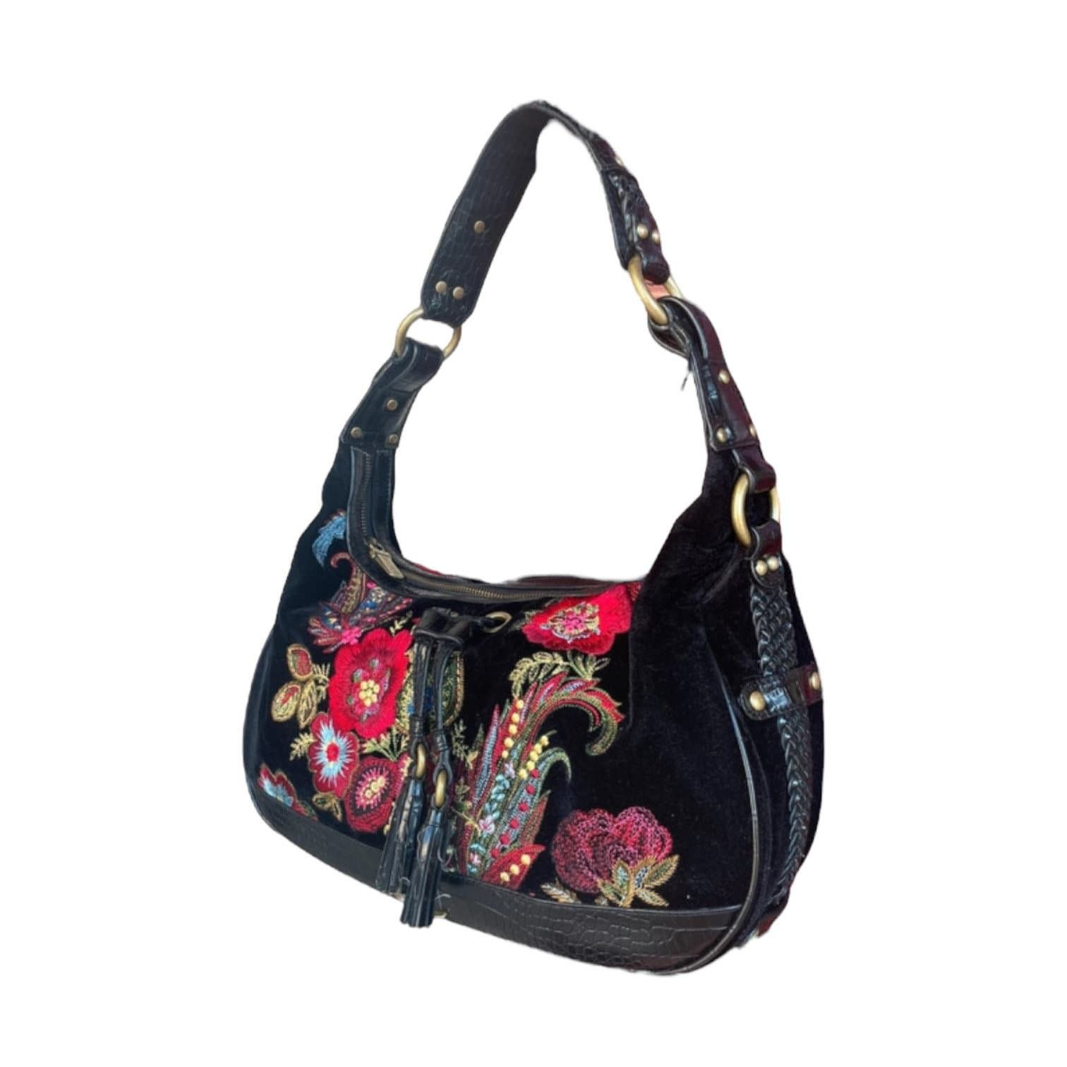 Roberto Cavalli The Cavalli Embroidered Frills Big Bag Size ONE SIZE - 4 Thumbnail