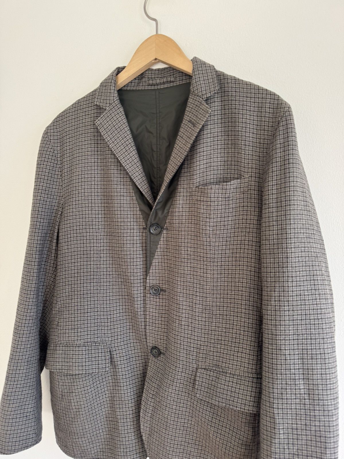 Lardini RVR Lardini Reversible Wool / Polyester Jacket Size 48 Italy Size US M / EU 48-50 / 2 - 2 Thumbnail