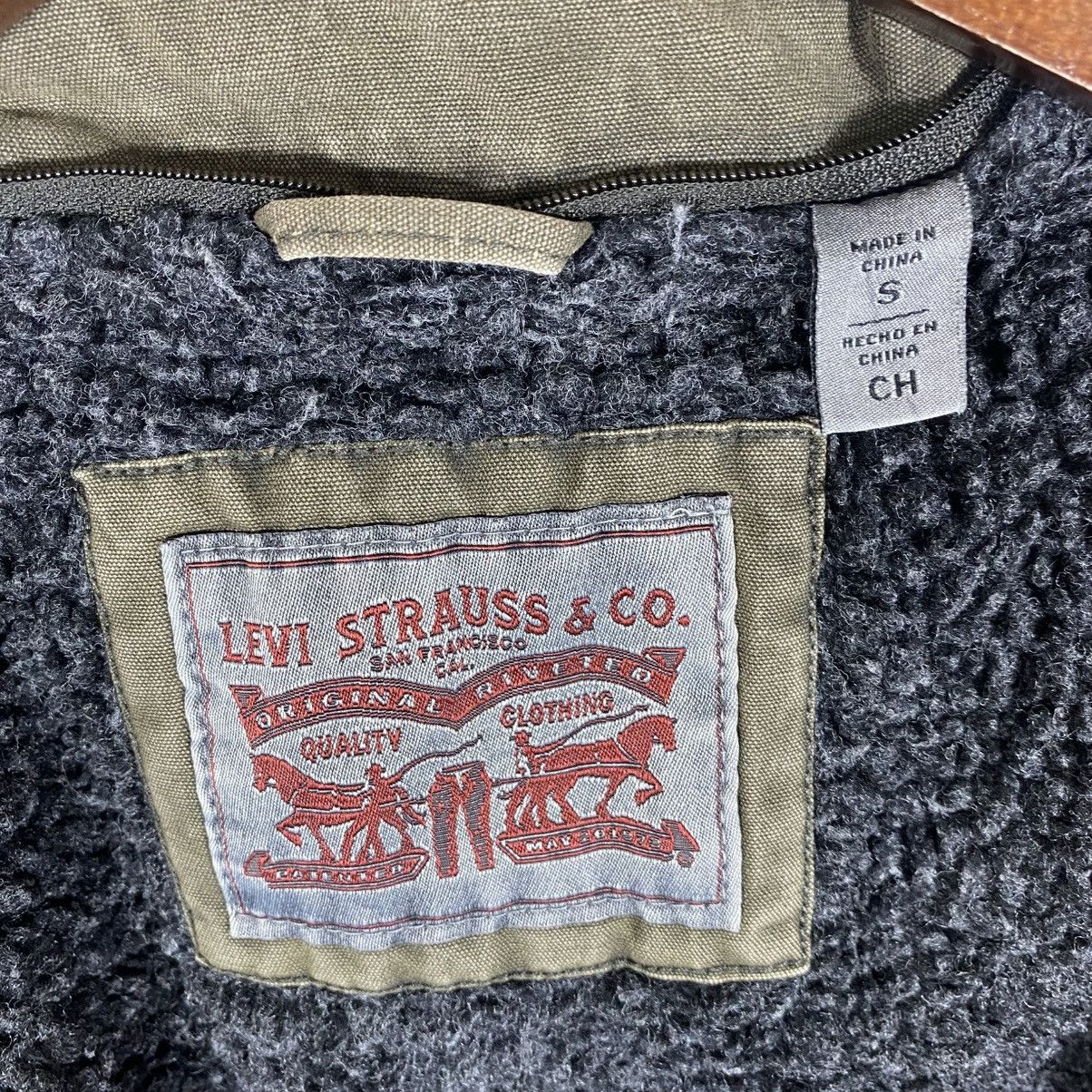 Levi's Levi's Utility Full Zip Brown Sherpa Lined Outerwear Size US S / EU 44-46 / 1 - 11 Thumbnail