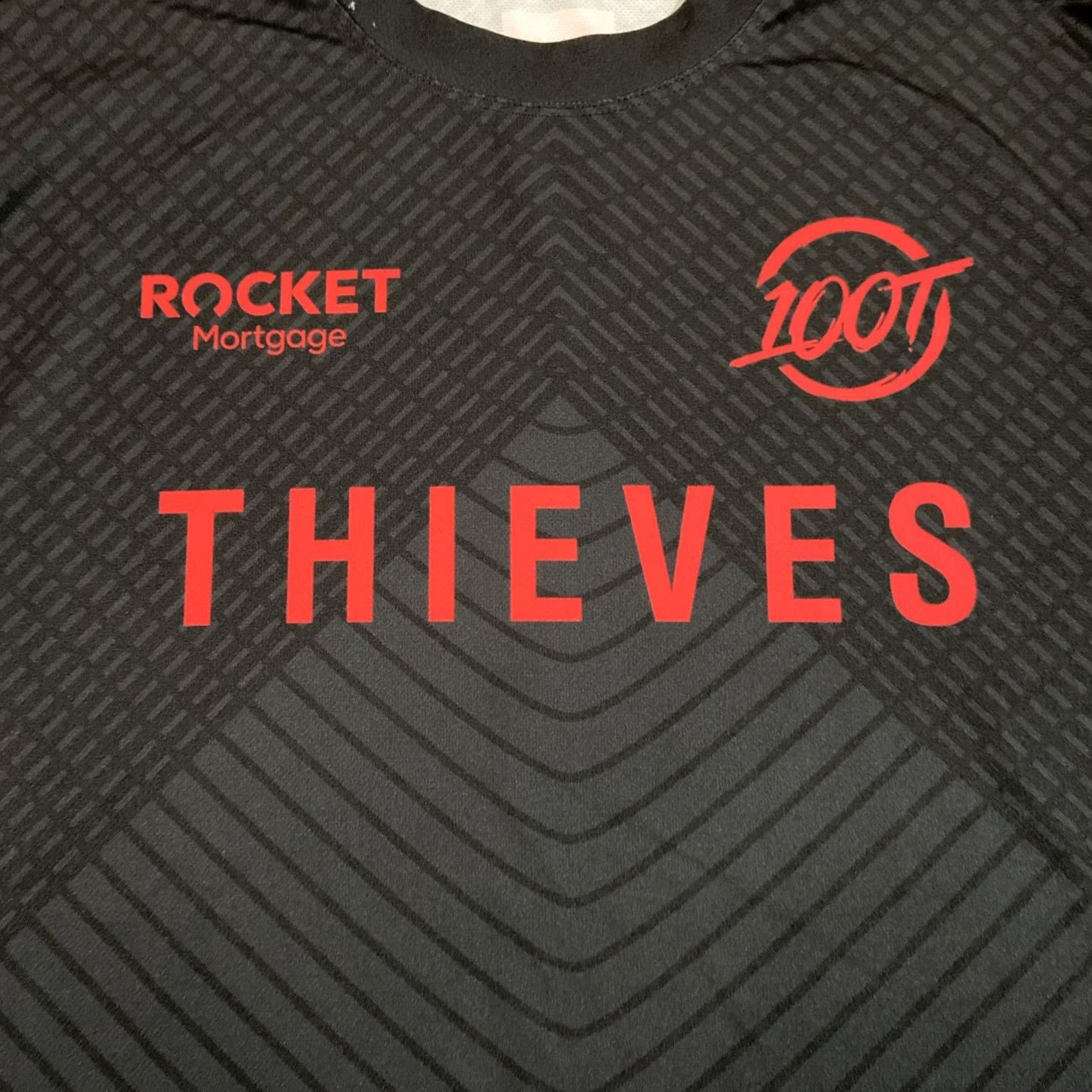 100 Thieves 100 Thieves Gaming Esports Shirt Jersey Short Sleeve Mens XL Black Logo Graphic Print Crew Neck T-Shirt Size US XL / EU 56 / 4 - 2 Thumbnail