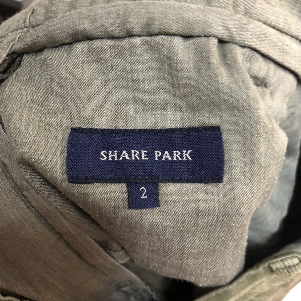 Japanese Brand × Vintage Shark Park Green faded vintage Casual Pants #A2447 Size US 31 - 18 Thumbnail