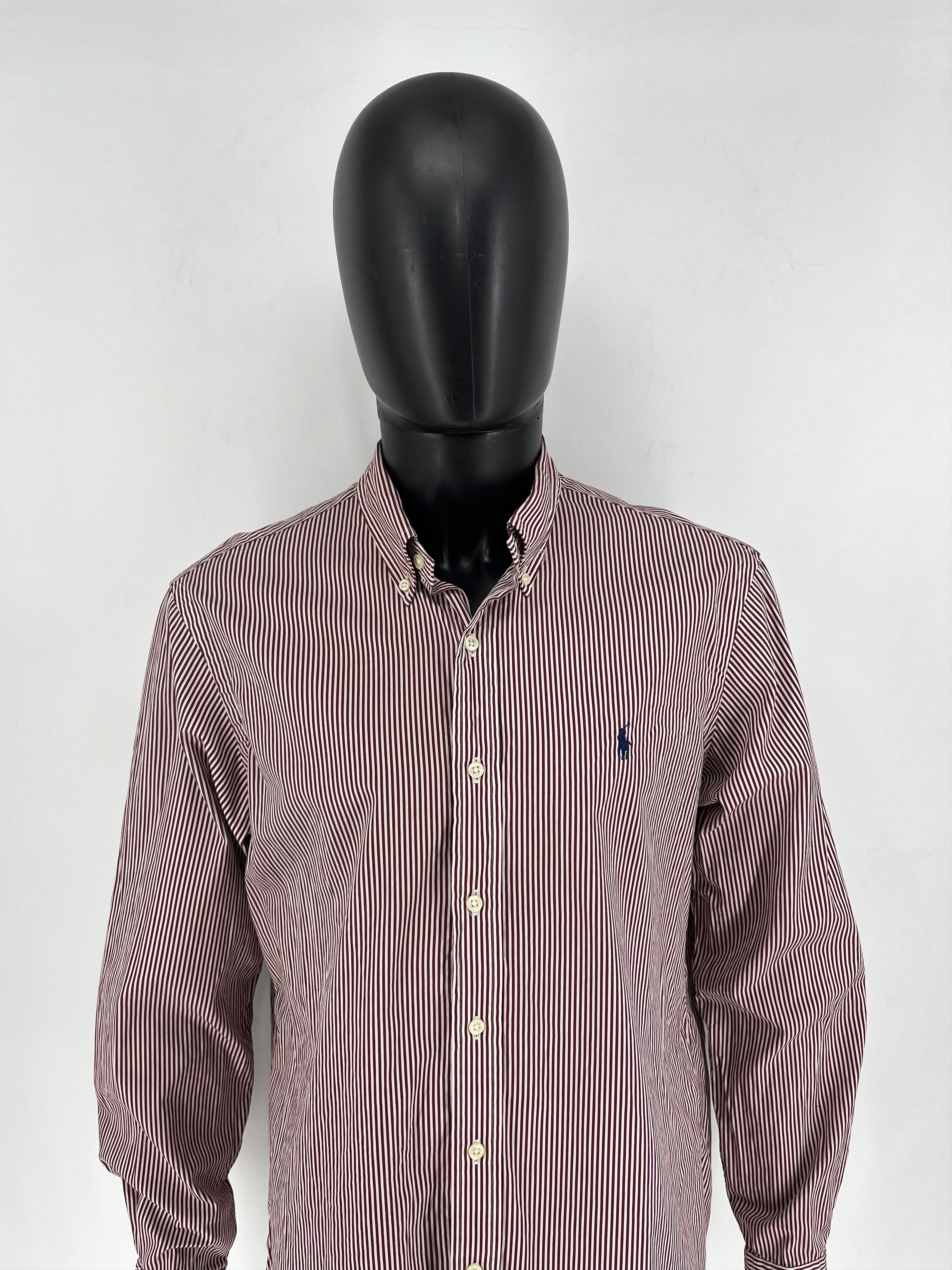 Polo Ralph Lauren × Ralph Lauren × Vintage Vintage Striped Shirt Polo Ralph Lauren Size L Rare Size US L / EU 52-54 / 3 - 5 Thumbnail