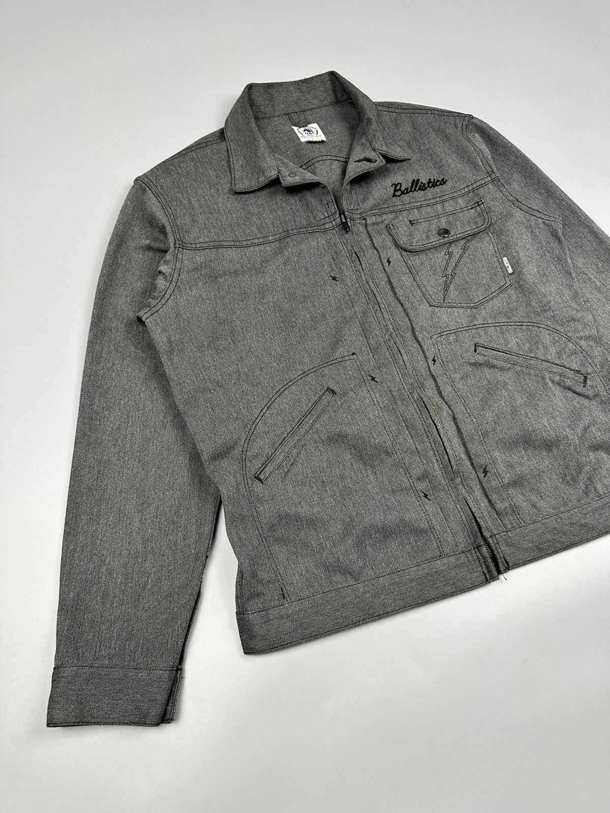 Japanese Brand Japanese Ballistics Industries Inc Detroit Denim Jacket Size US XL / EU 56 / 4 - 3 Thumbnail