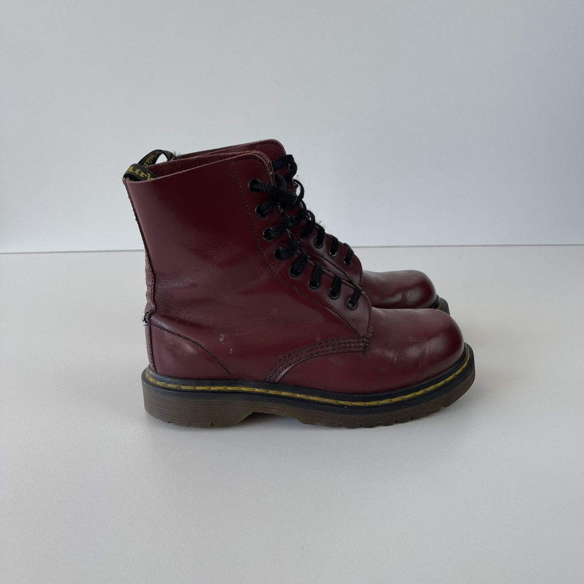 Dr. Martens Dr.Martens 1460 80’s Vintage Boots Cherry Red Made England Size US 6.5 / IT 36.5 - 4 Thumbnail
