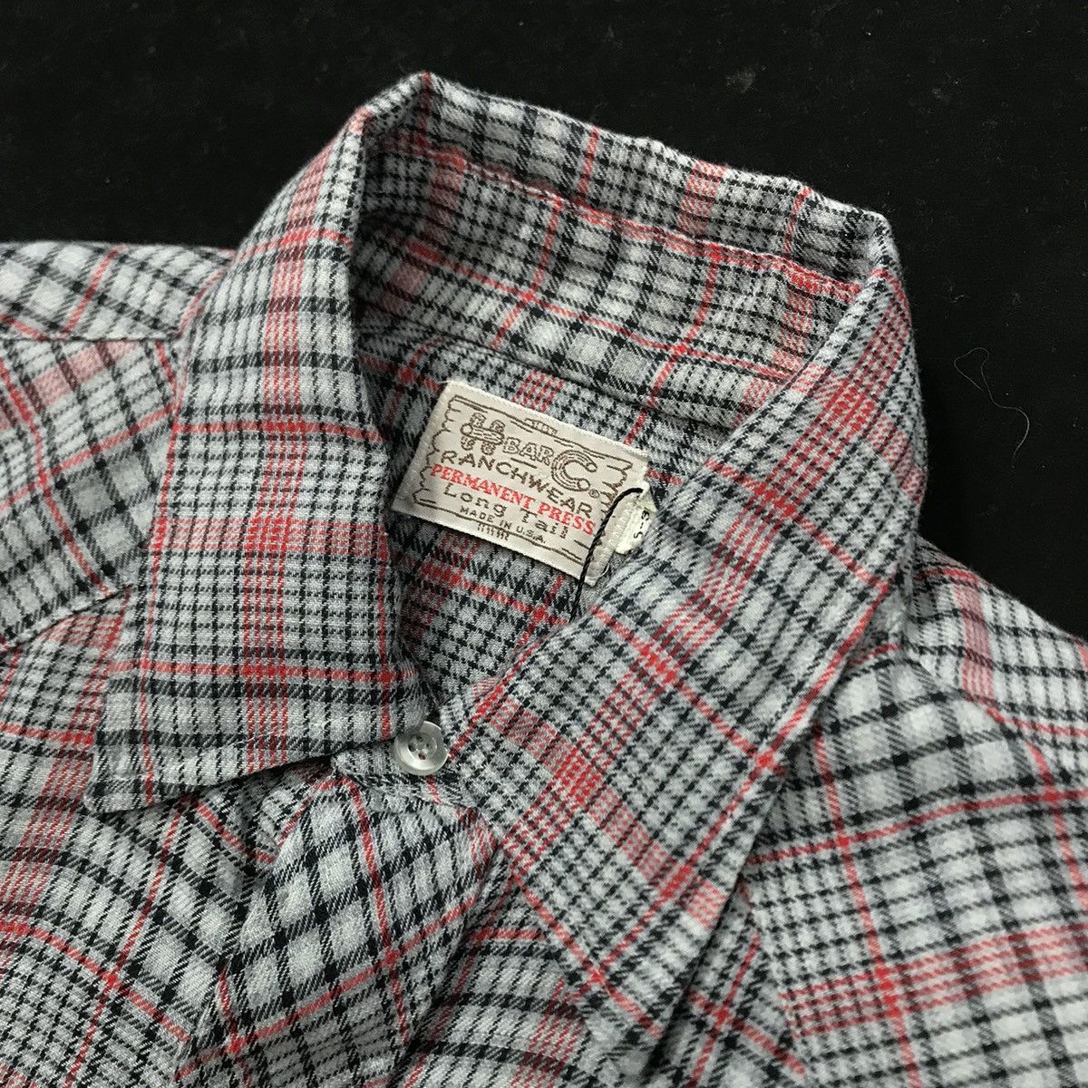 Rockmount Ranch Wear × Vintage H Bar C Ranchwear Permanent Press Long Tail Western Shirt Size US L / EU 52-54 / 3 - 4 Thumbnail