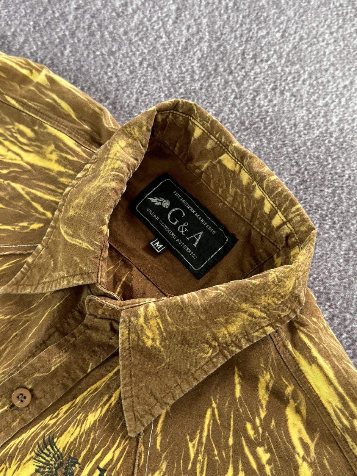 Affliction Crazy Vintage Y2K Affliction Style Shirt Button Up Grunge Size US M / EU 48-50 / 2 - 15 Thumbnail