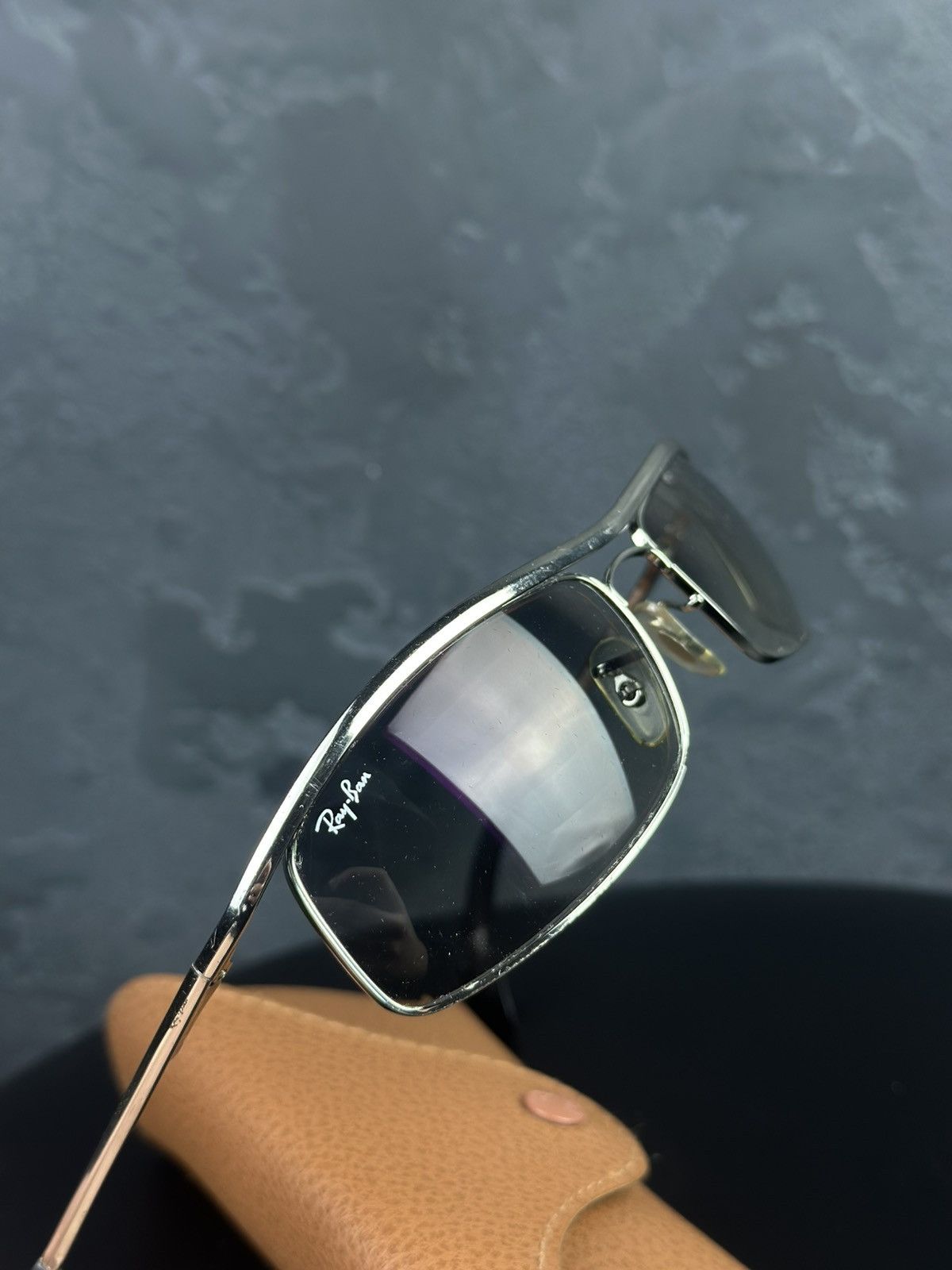 RayBan × Vintage RAY BAN CHROME TOP GR ADIENT FLEX HINGES WRAPS SUNGLASSES Size ONE SIZE - 2 Thumbnail