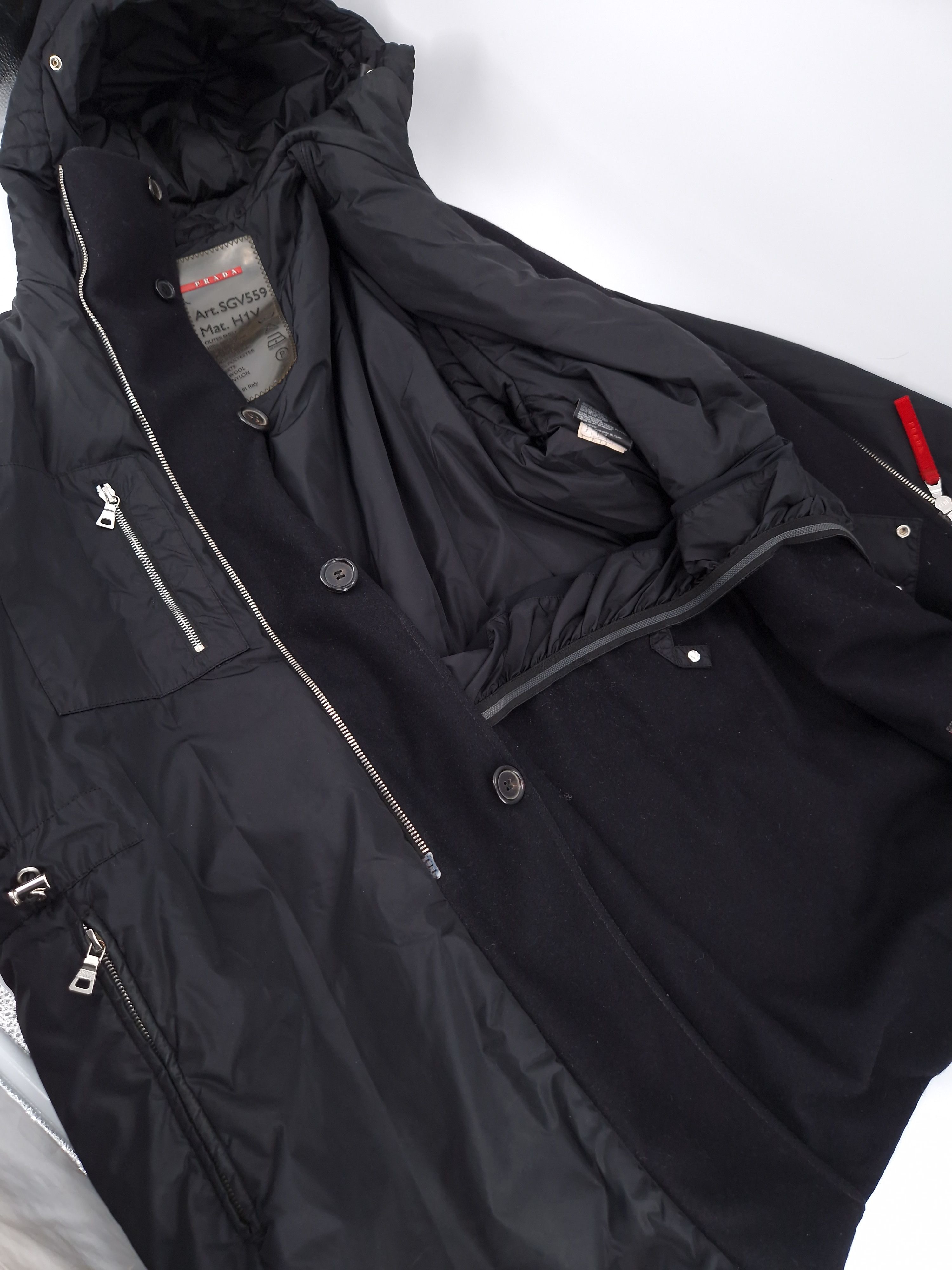Prada Military Padded Coat Size US L / EU 52-54 / 3 - 12 Thumbnail