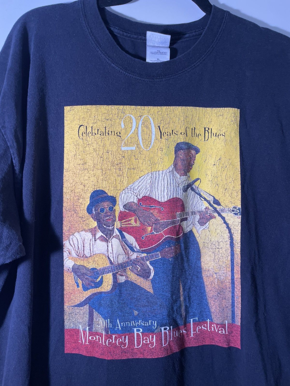 Band Tees 2000’s Y2K Vintage Monterey Bay Blues Festival Music Shirt Size US XL / EU 56 / 4 - 3 Thumbnail