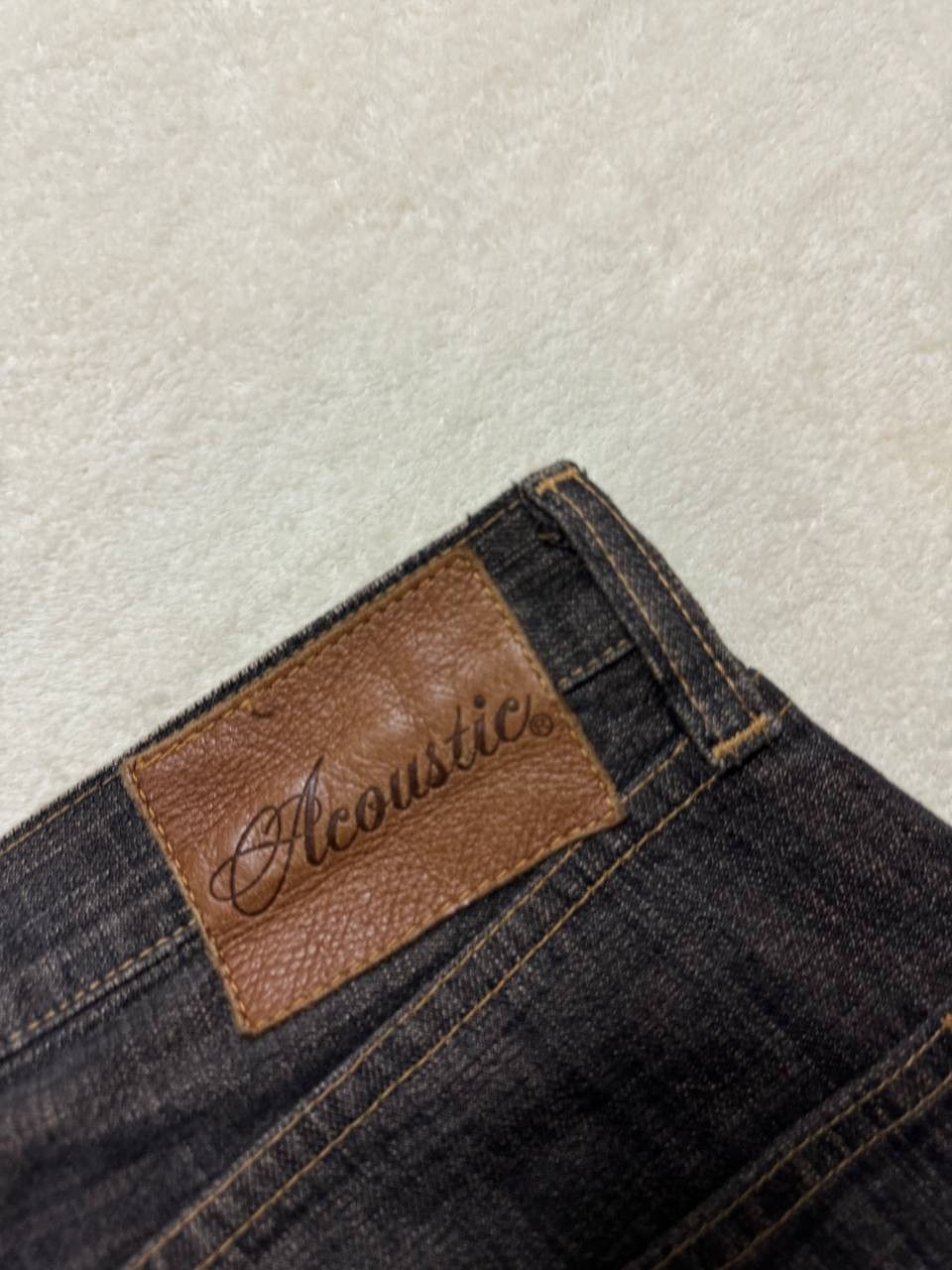 Japanese Brand INSANE 90s Japanese SICK Distressed Ripped Dark Mudwash Jean Size US 29 - 20 Thumbnail