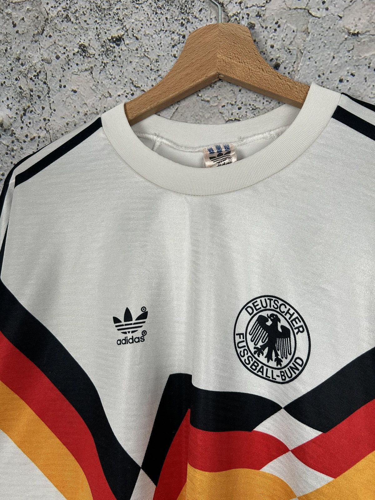 Adidas Vintage 90s Adidas Germany Soccer Jersey Rare Longsleeve Size US M / EU 48-50 / 2 - 3 Thumbnail