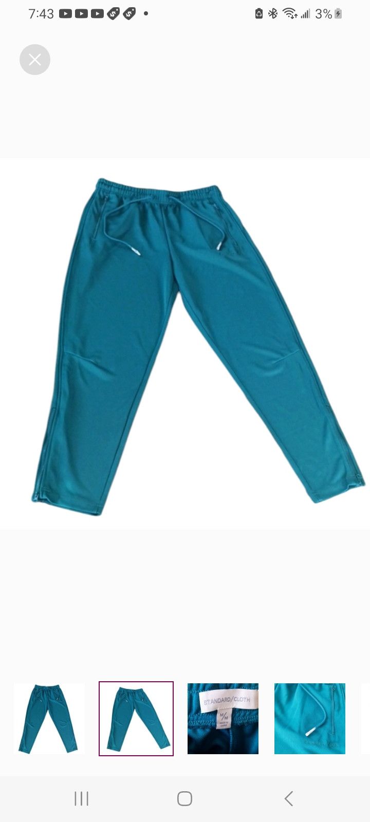 Standard Cloth Standard/Cloth Stretch Jogger Pants Size US 32 / EU 48 - 3 Thumbnail