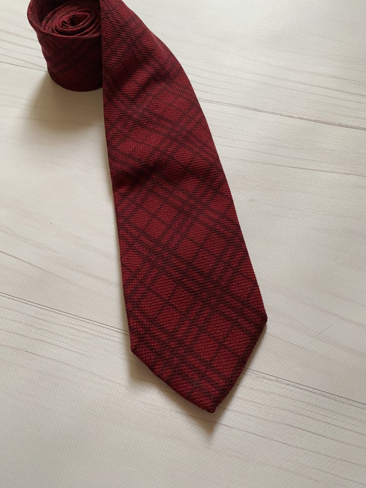 Burberry Vintage Burberry checked cachemire and silk tie Size ONE SIZE - 6 Thumbnail