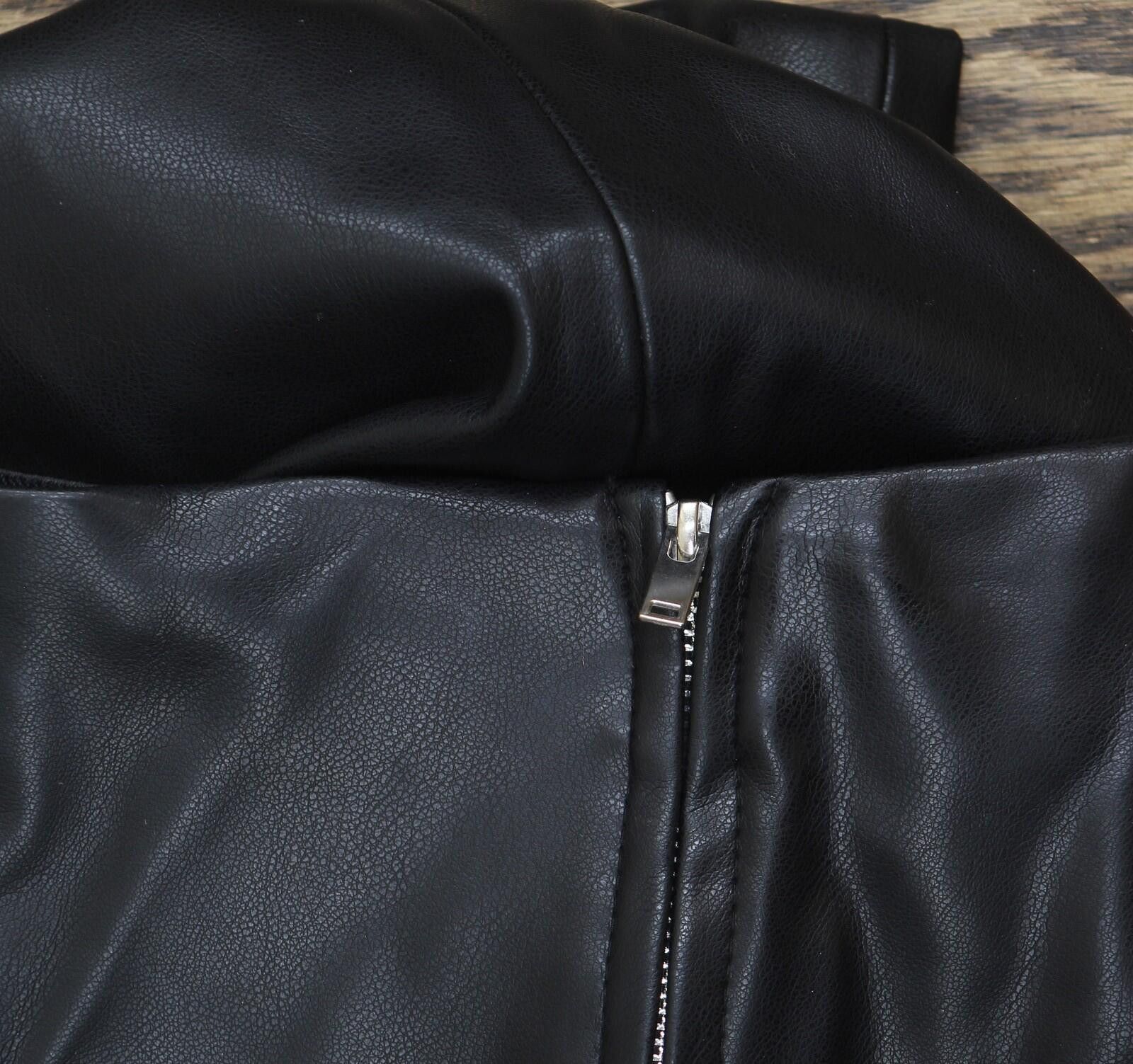 Mango Mango Womens Faux Leather Leggings 6648544 Black S Size 28" / US 6 / IT 42 - 4 Thumbnail