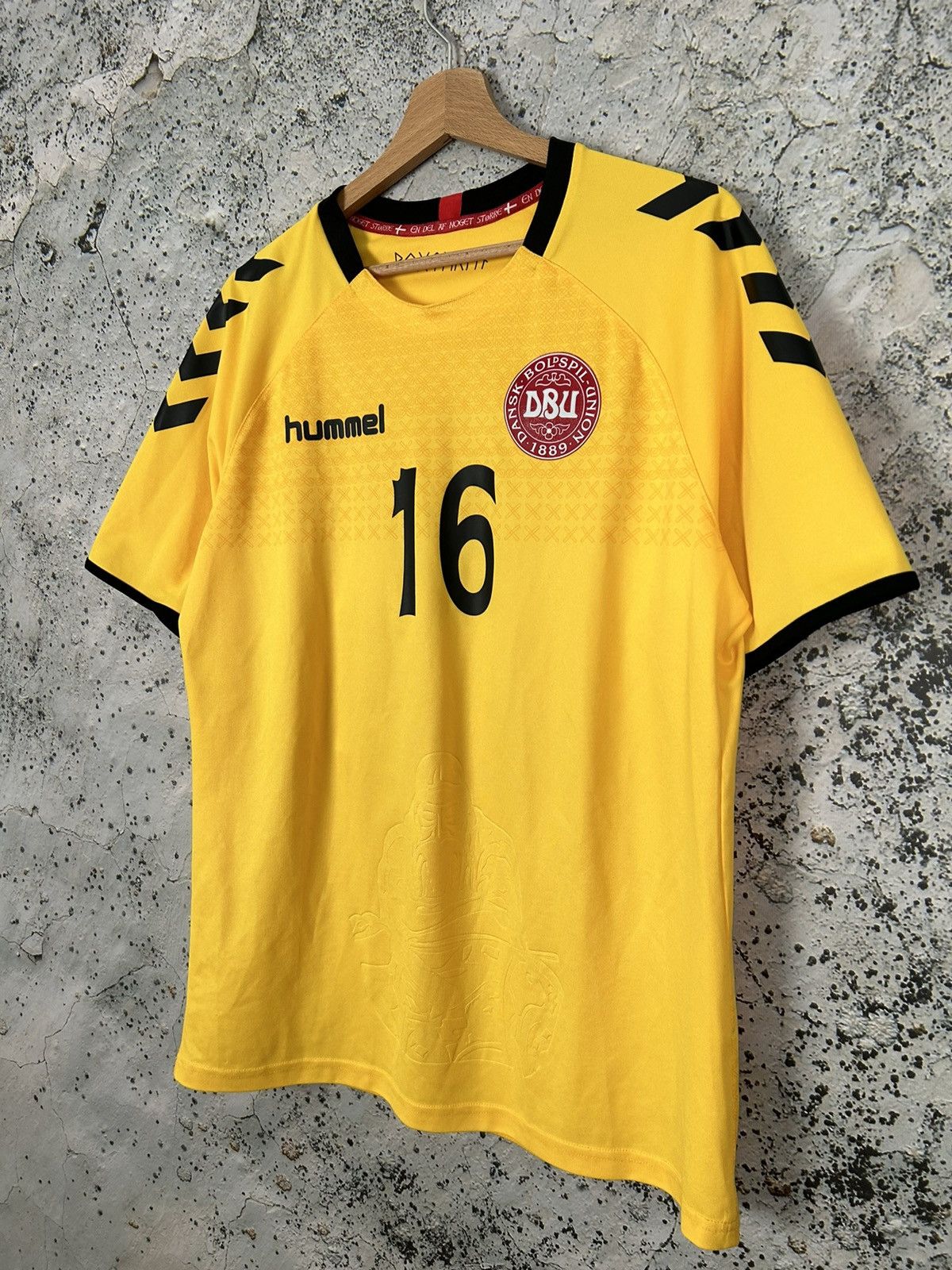 Hummel Vintage Denmark Soccer Jersey Football Rare Retro Hype Size US M / EU 48-50 / 2 - 2 Thumbnail