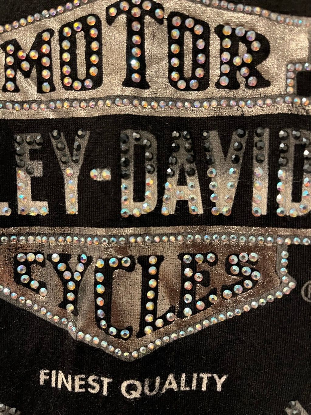 Harley Davidson Harley Davidson NWT Embellished Mock Neck Shirt Size 2XL Size XXL / US 16-18 / IT 52-54 - 9 Thumbnail